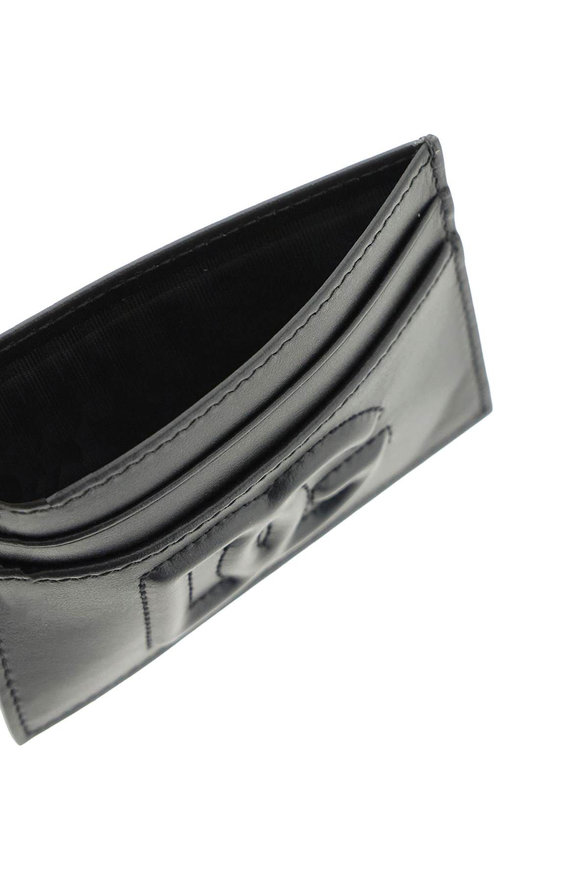 Shop Dolce & Gabbana Cardholder With Logo In Black