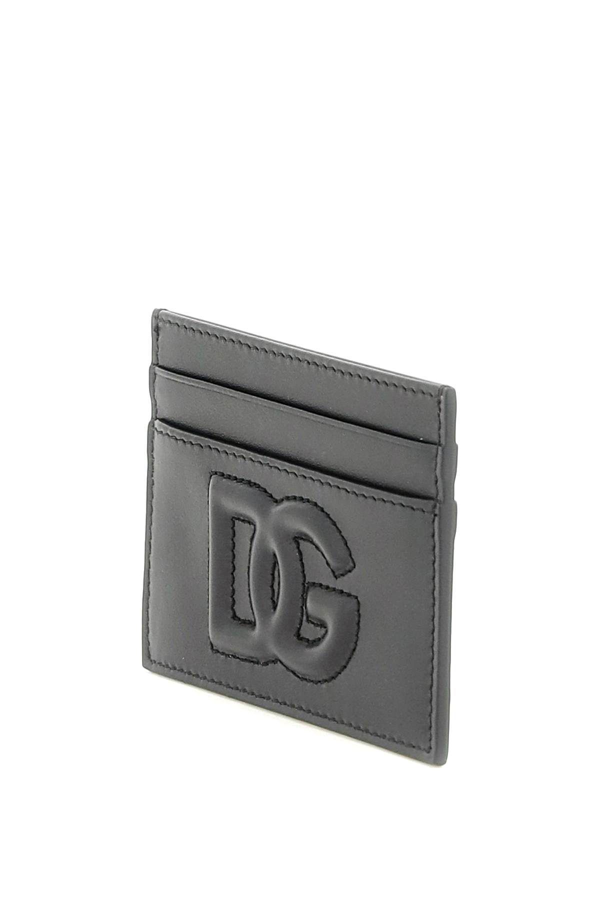 Shop Dolce & Gabbana Cardholder With Logo In Black