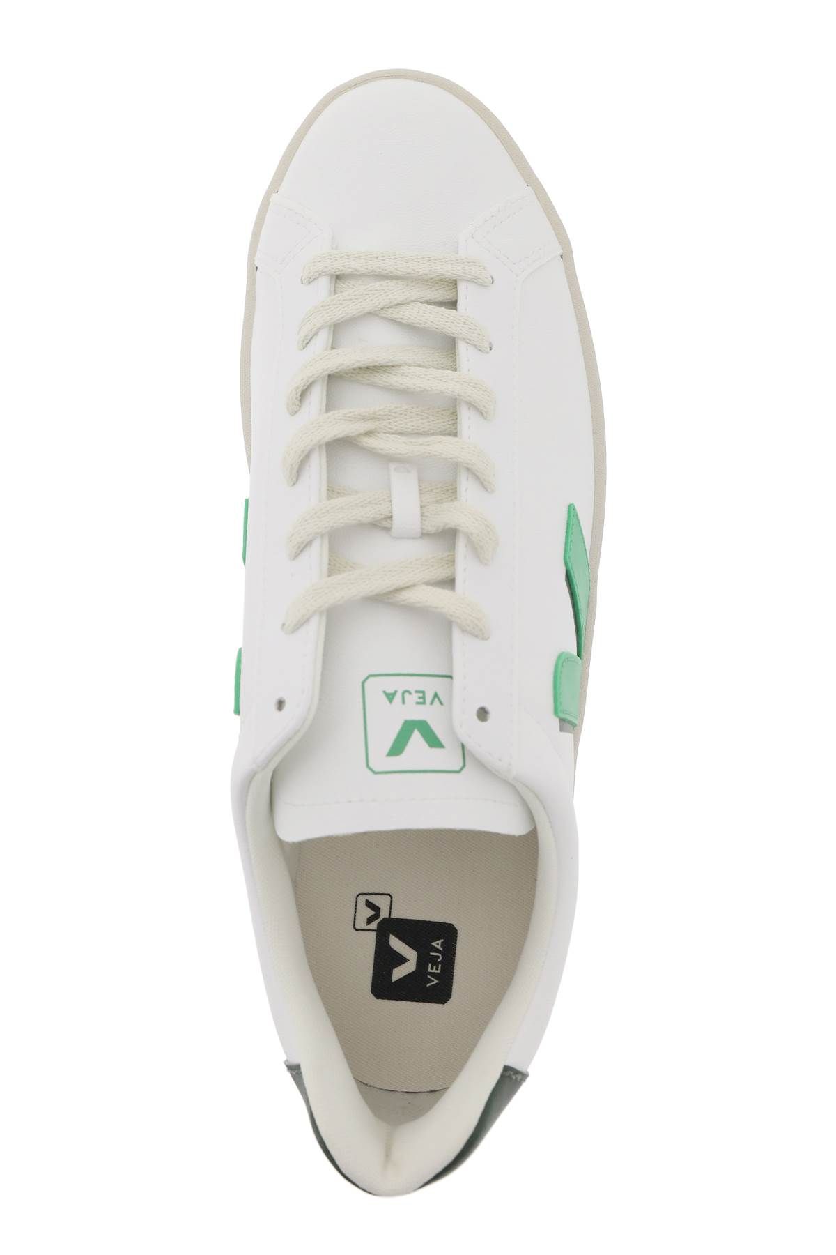 Shop Veja C.w.l. Urca Vegan Sneakers In White,green