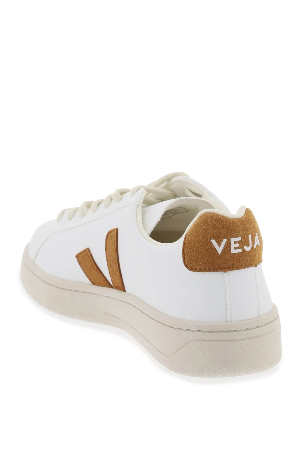 Shop Veja 'urca' Vegan Sneakers In White,brown