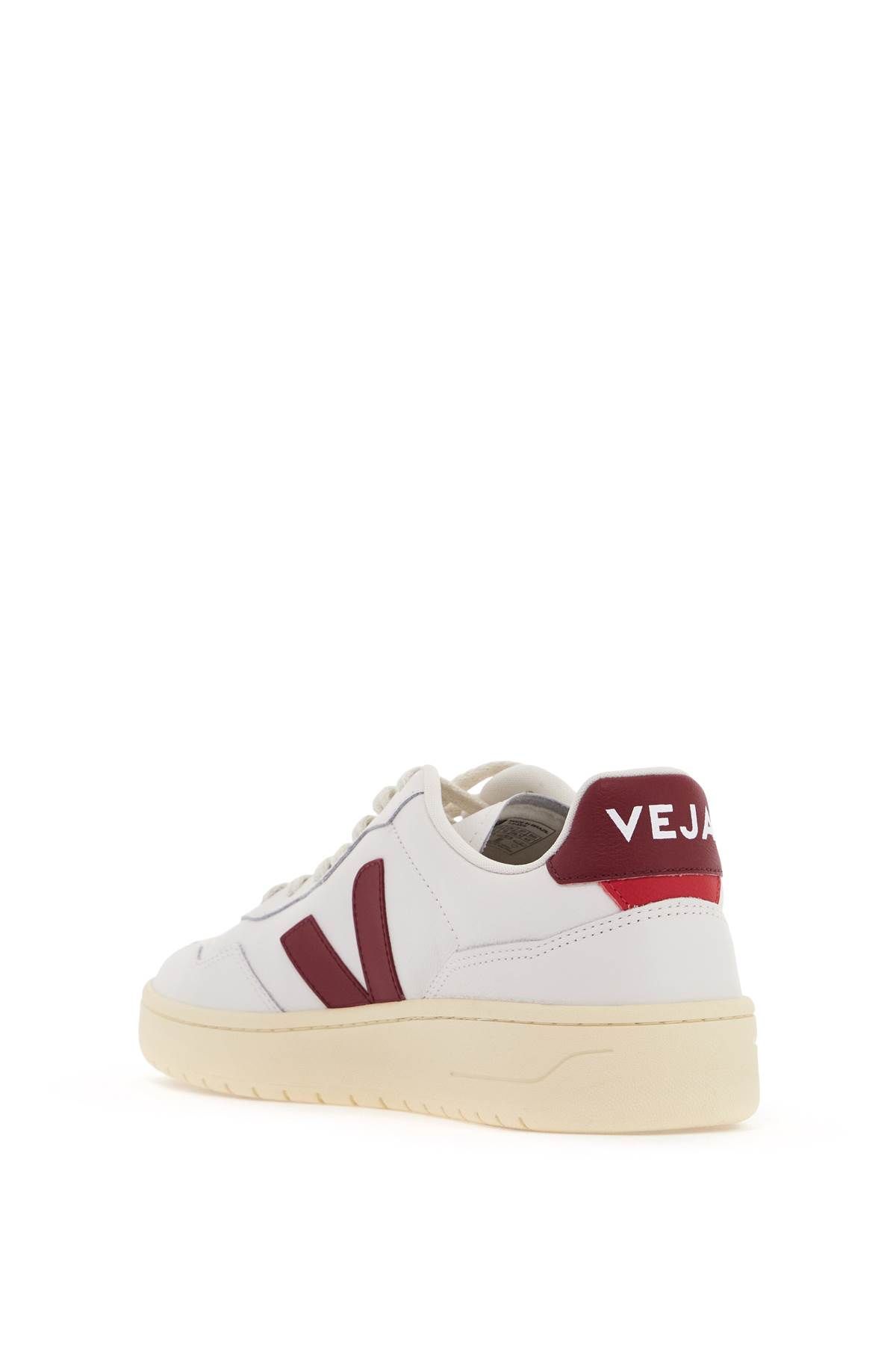 Shop Veja Leather V-90 Sne In White