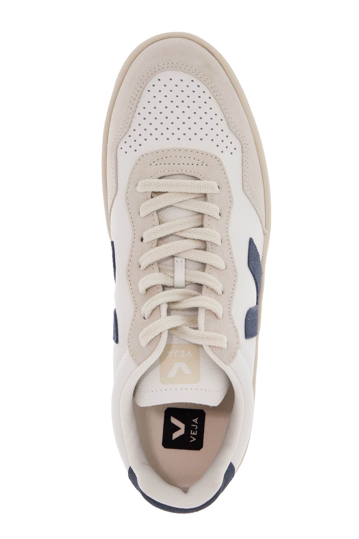 Shop Veja V-90 Sneakers In White