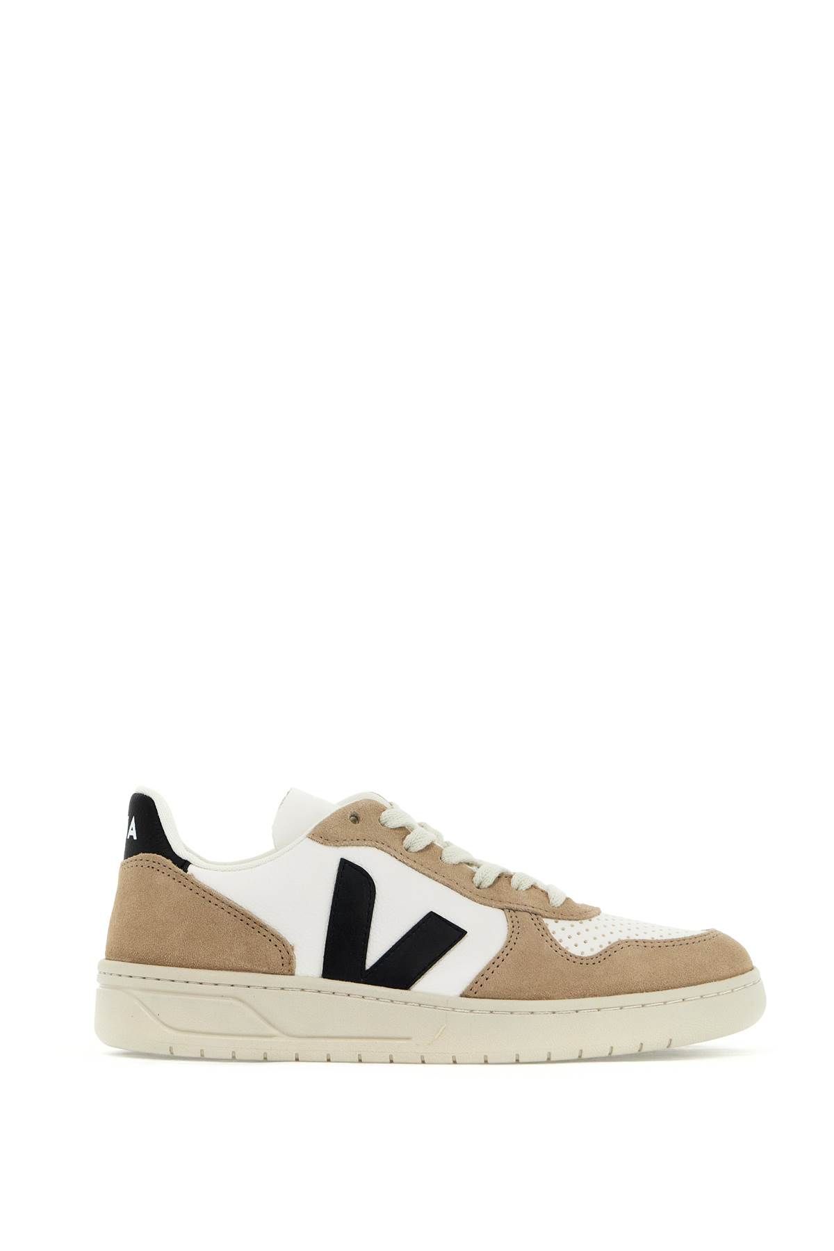 Shop Veja V-10 Sneakers In White