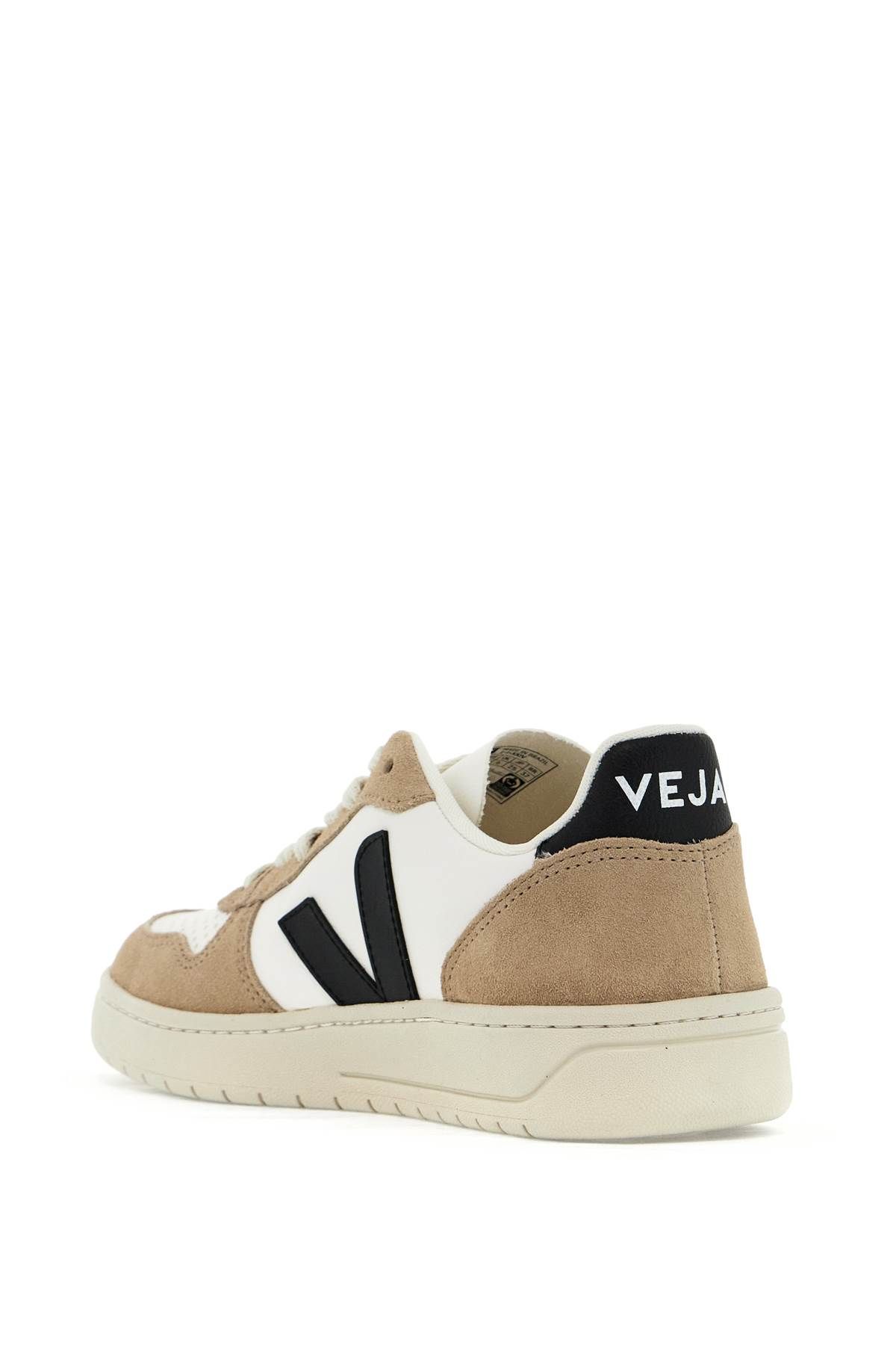 Shop Veja V-10 Sneakers In White