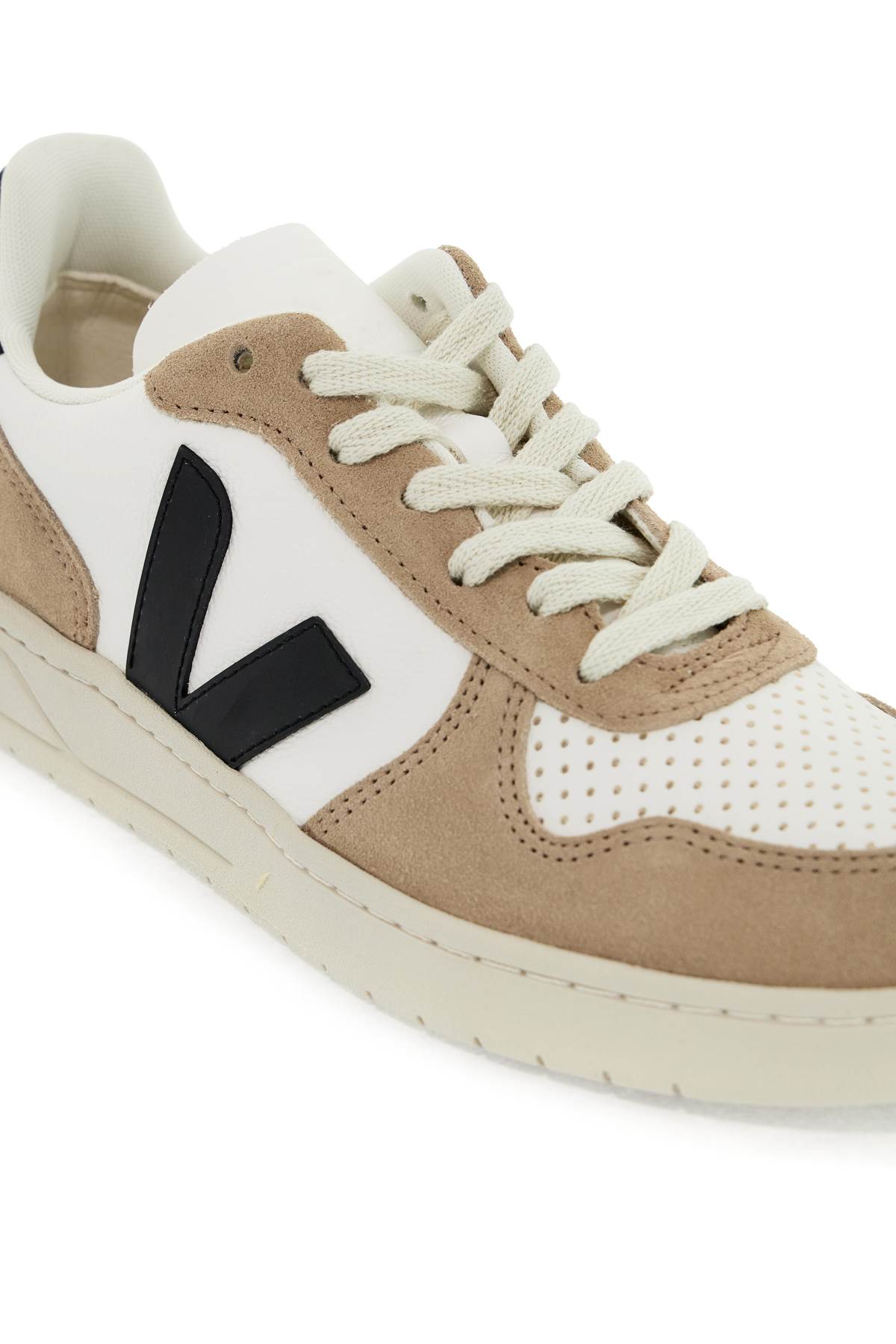 Shop Veja V-10 Sneakers In White