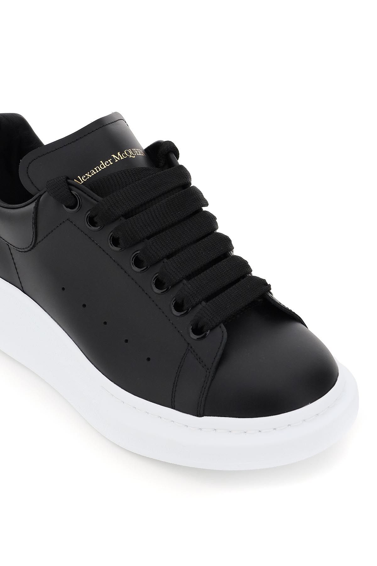 Shop Alexander Mcqueen Oversize Sneakers In Black