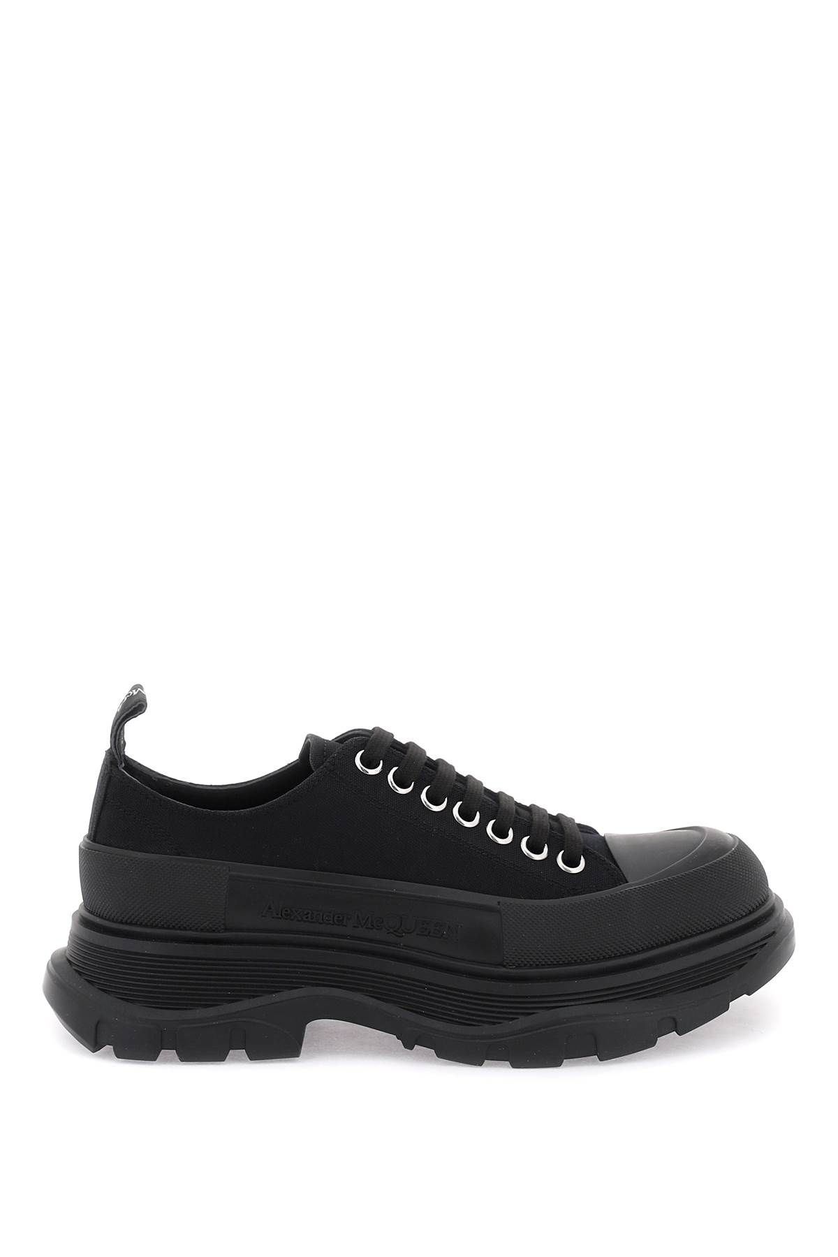 Alexander Mcqueen Tread Slick Sneakers In Black