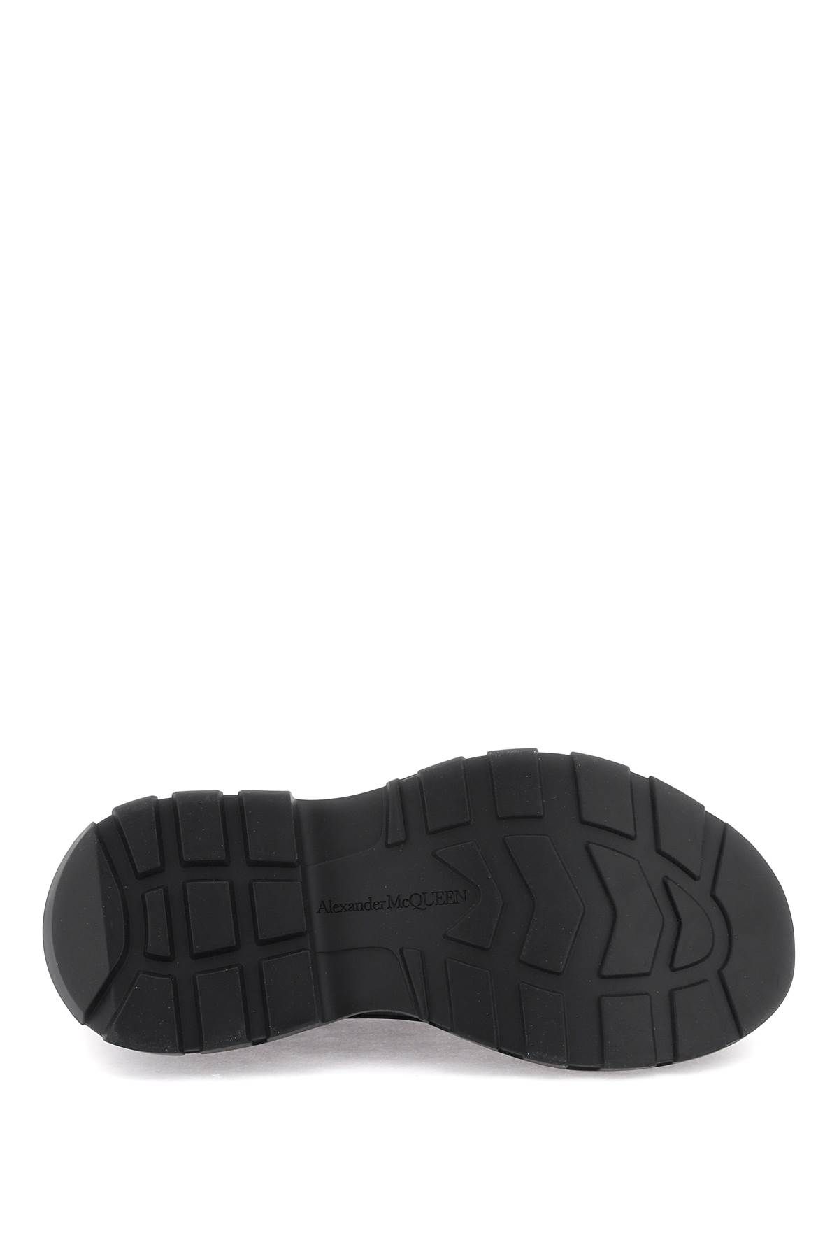 Shop Alexander Mcqueen Tread Slick Sneakers In Black