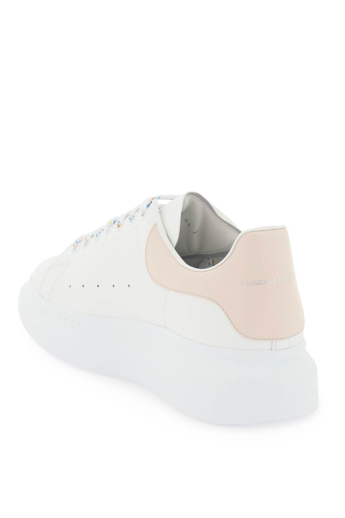 Shop Alexander Mcqueen Oversized Sneakers In White,neutro