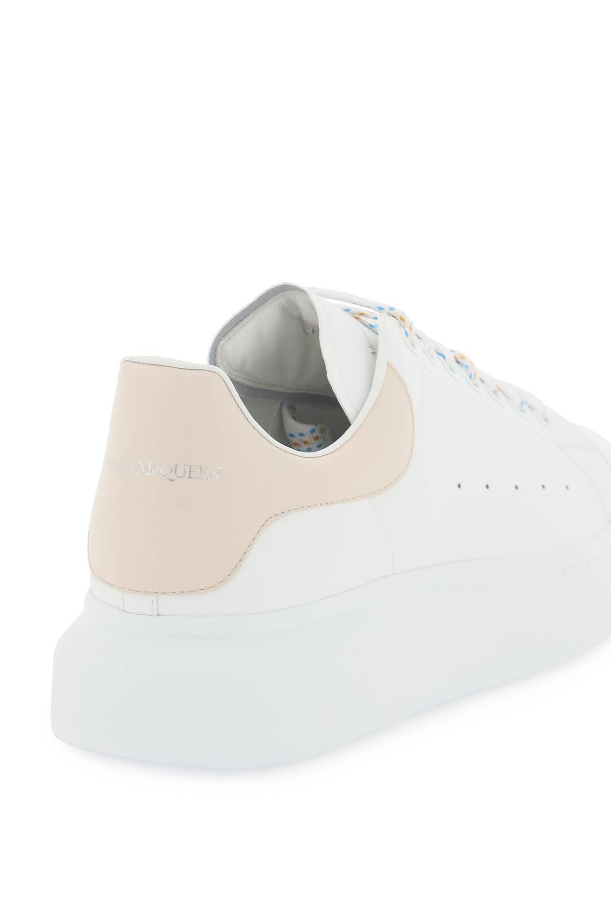Shop Alexander Mcqueen Oversized Sneakers In White,neutro