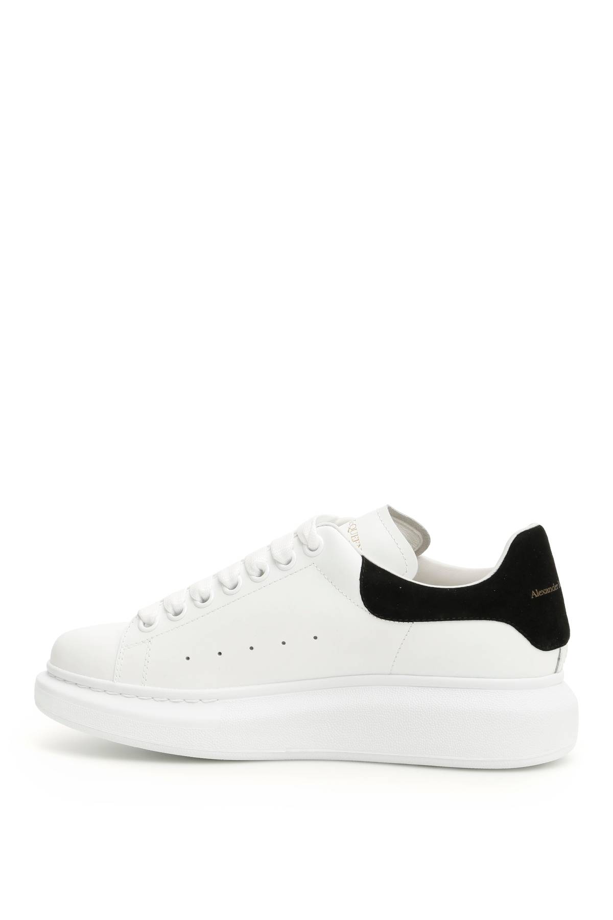 Shop Alexander Mcqueen Oversized Sneakers In White,black
