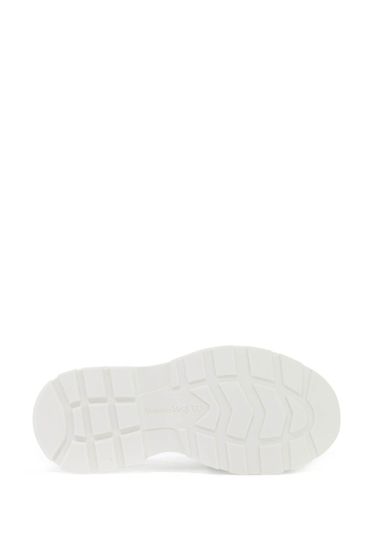 Shop Alexander Mcqueen Tread Slick Sneakers In White