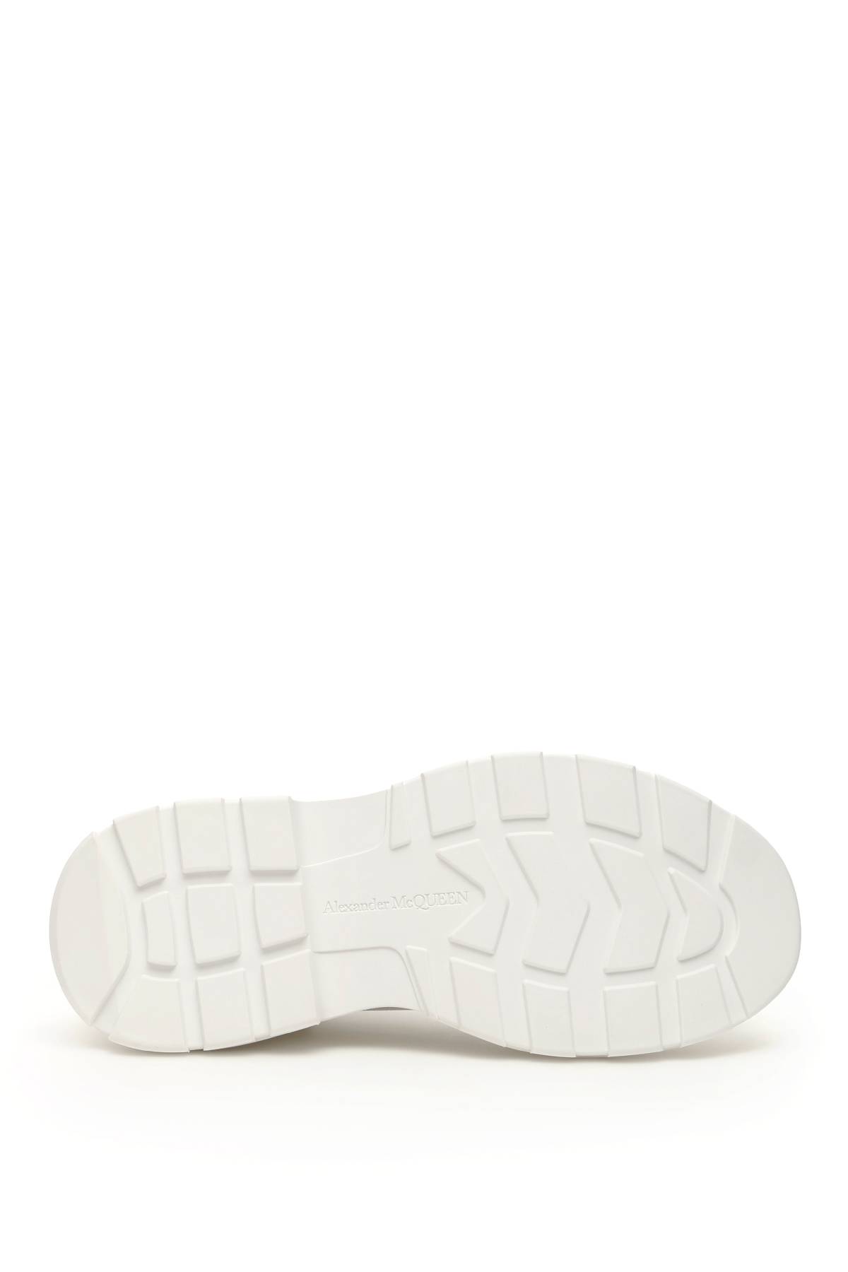 Shop Alexander Mcqueen Tread Sleek Sneakers In White