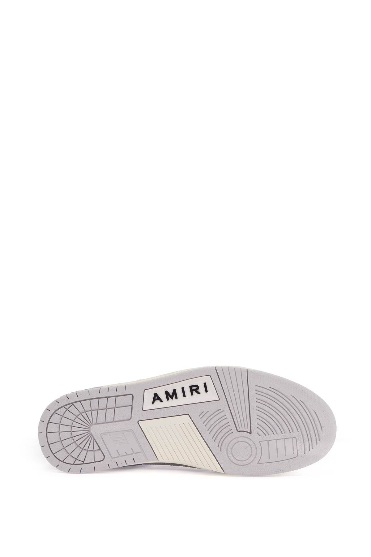 Shop Amiri Skel Top Low Sneakers In White