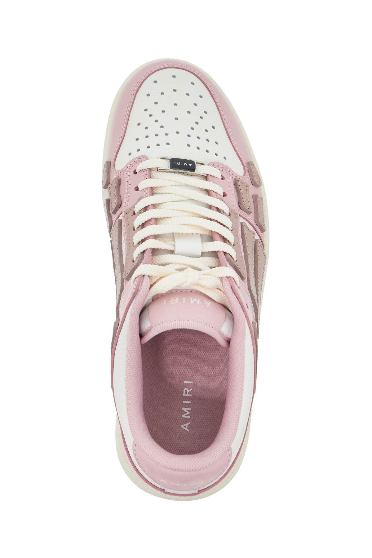 Shop Amiri Skel Top Low Sneakers In Pink