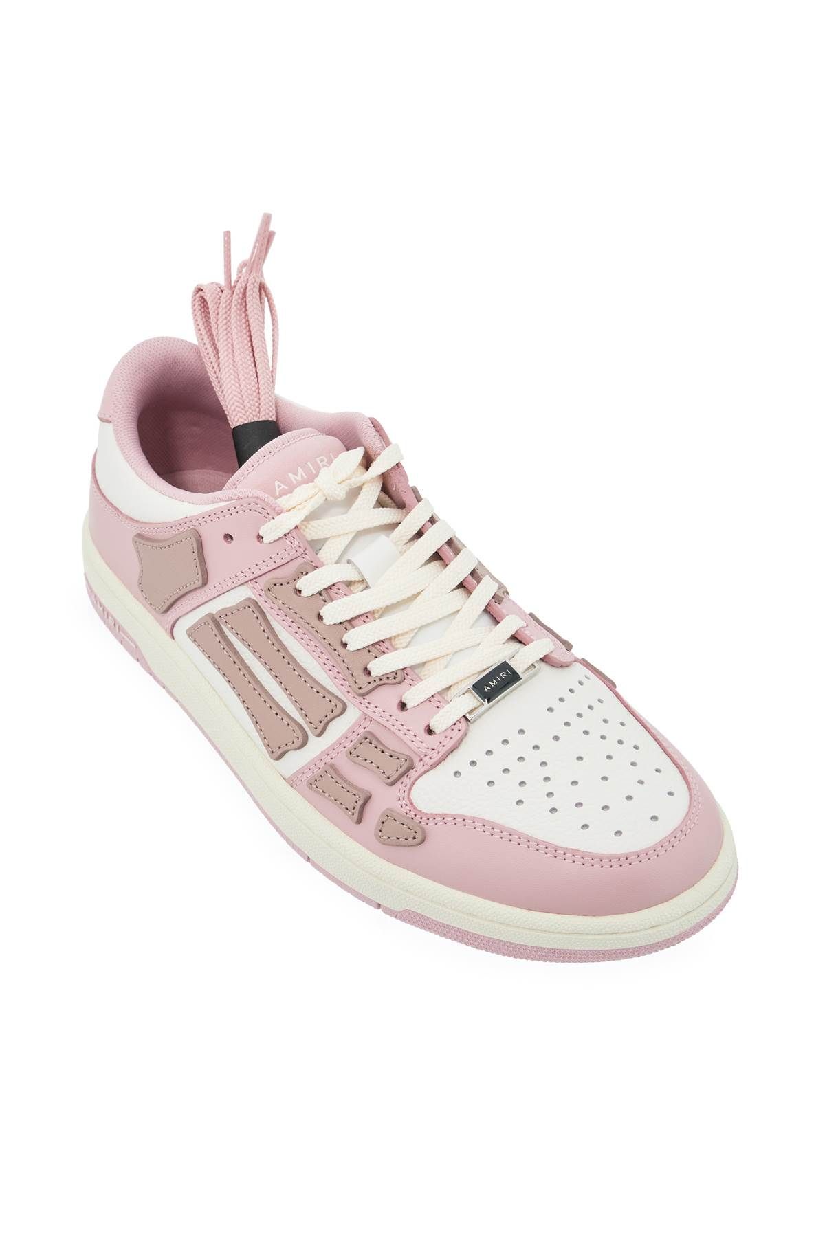 Shop Amiri Skel Top Low Sneakers In Pink