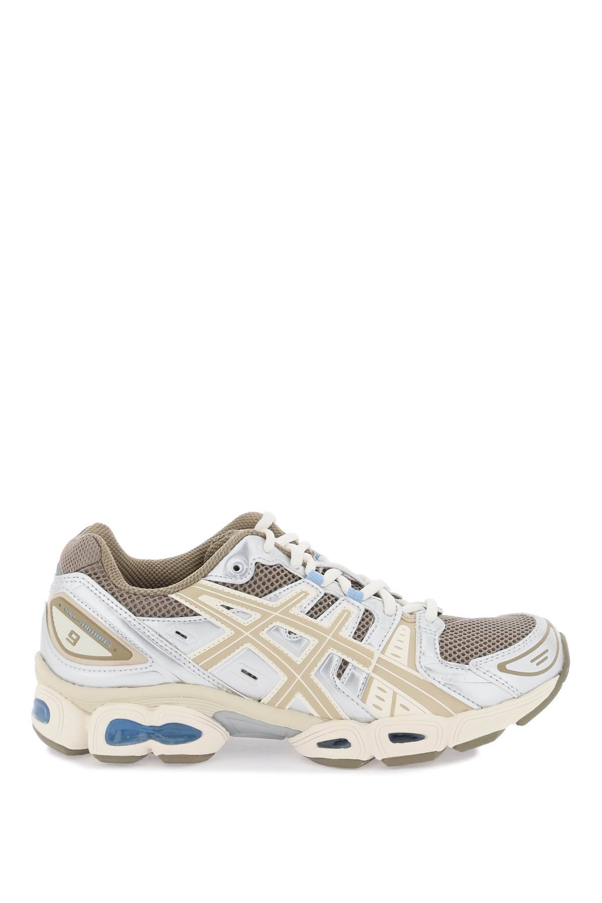 Shop Asics Sneakers Gel-nimbus 9 In Brown,silver,beige