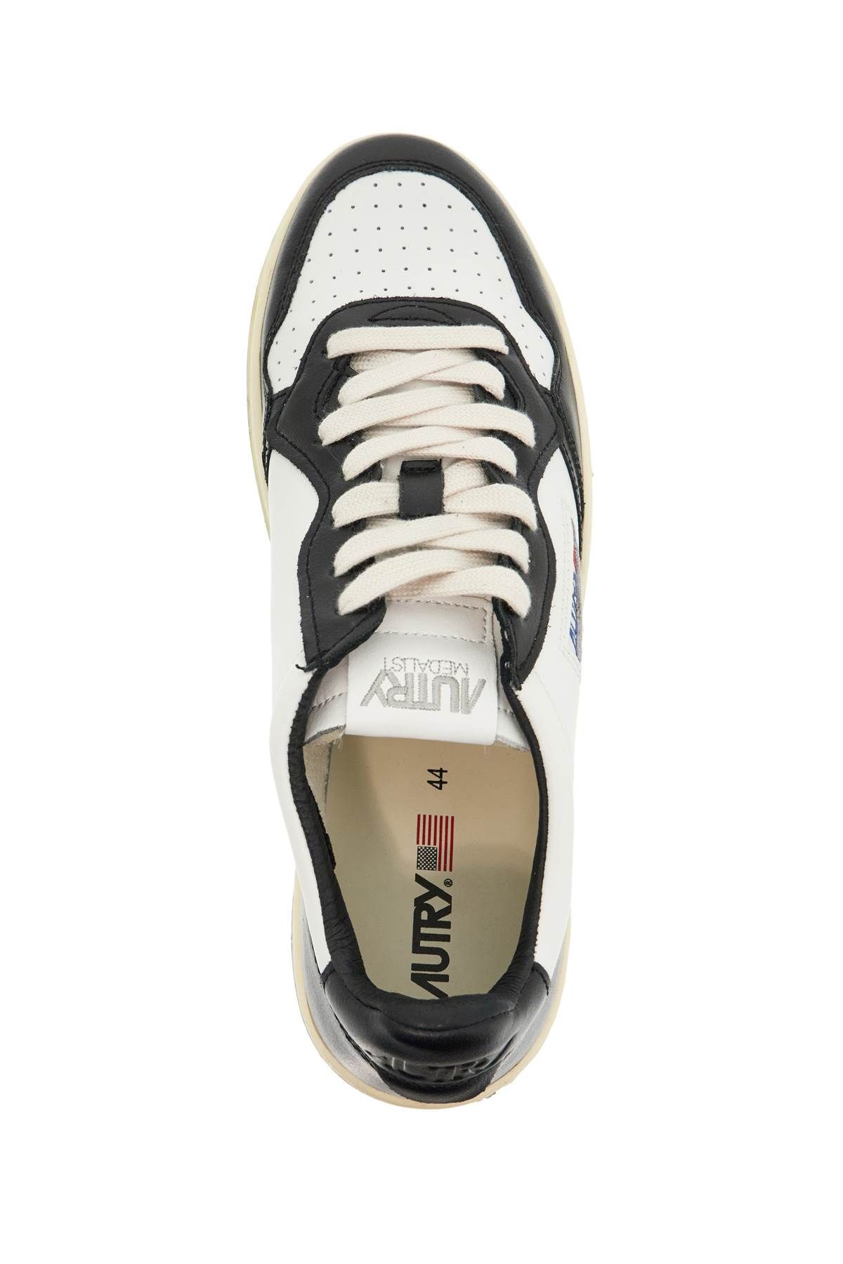 Shop Autry Medalist Low Sneakers In White