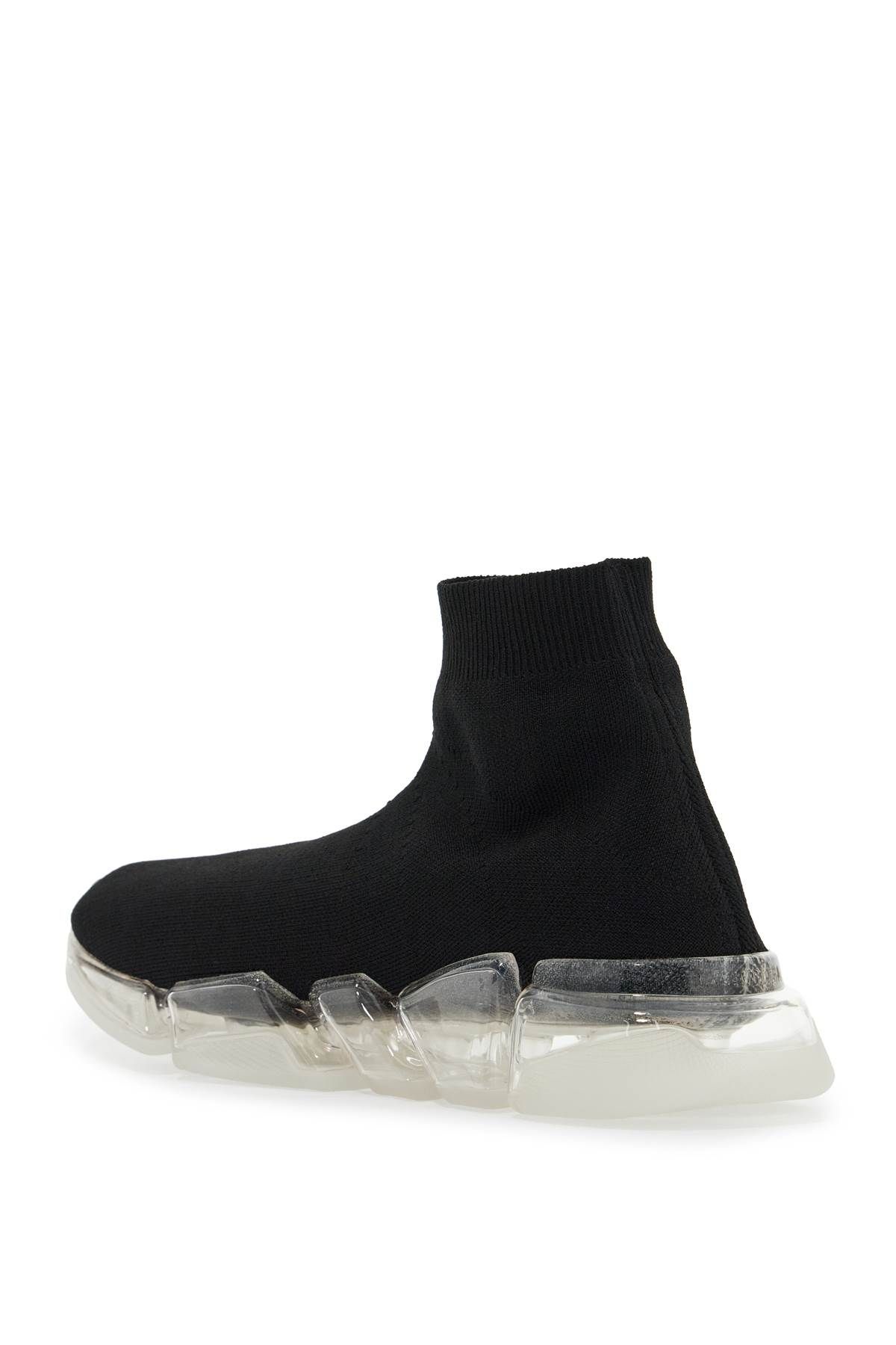 Shop Balenciaga 'speed 2.0 Full Clear In Black