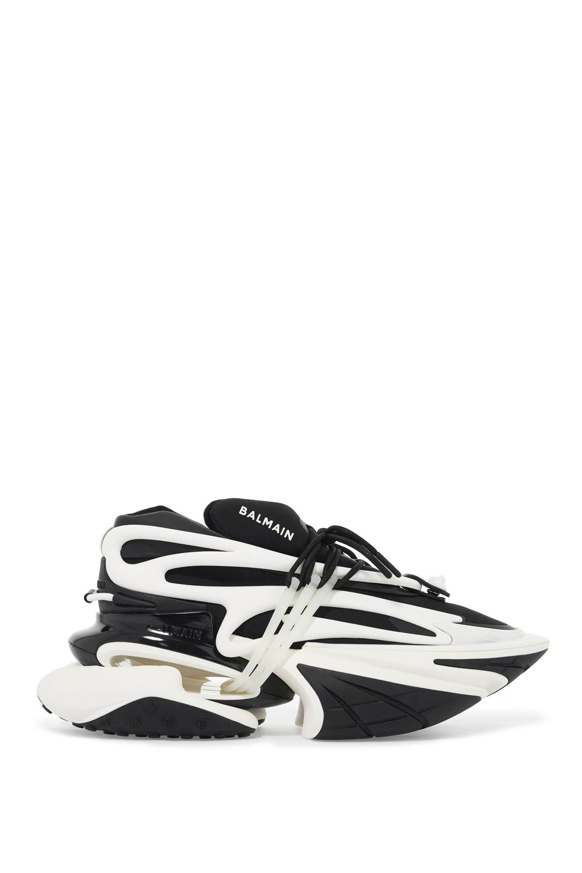 Shop Balmain Unicorn Sneakers In White