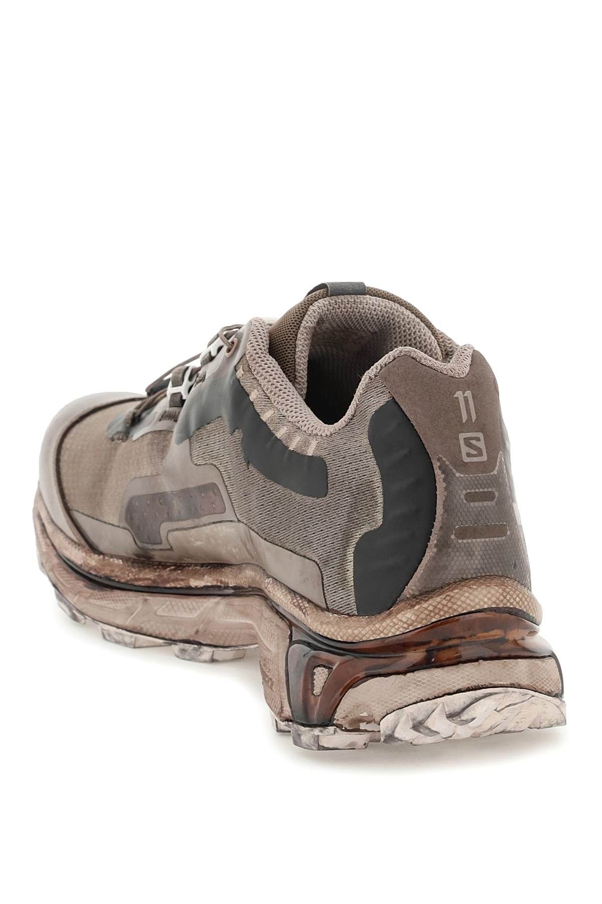 Shop Boris Bidjan Saberi Bamba 5 X Salomon Sneakers In Grey,brown