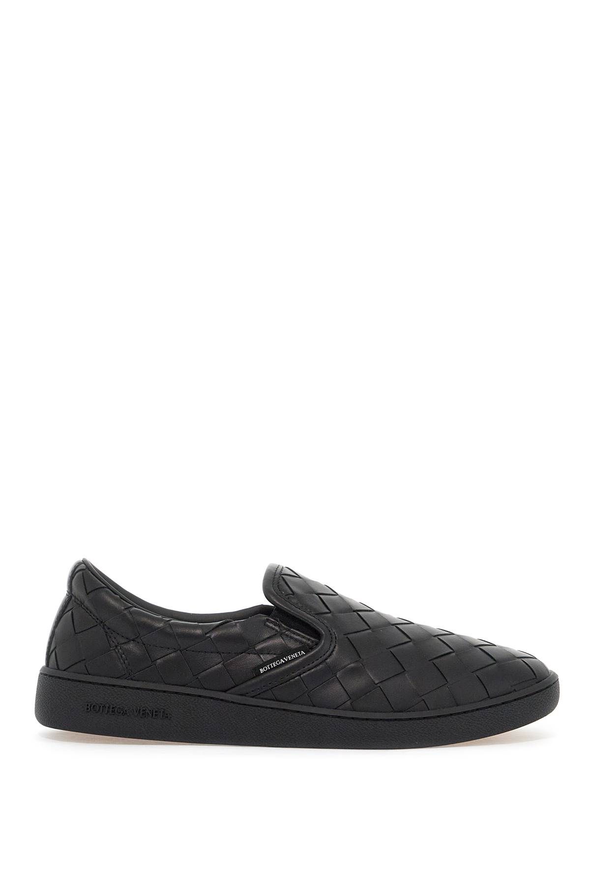 Shop Bottega Veneta Sawyer Sneakers In Black