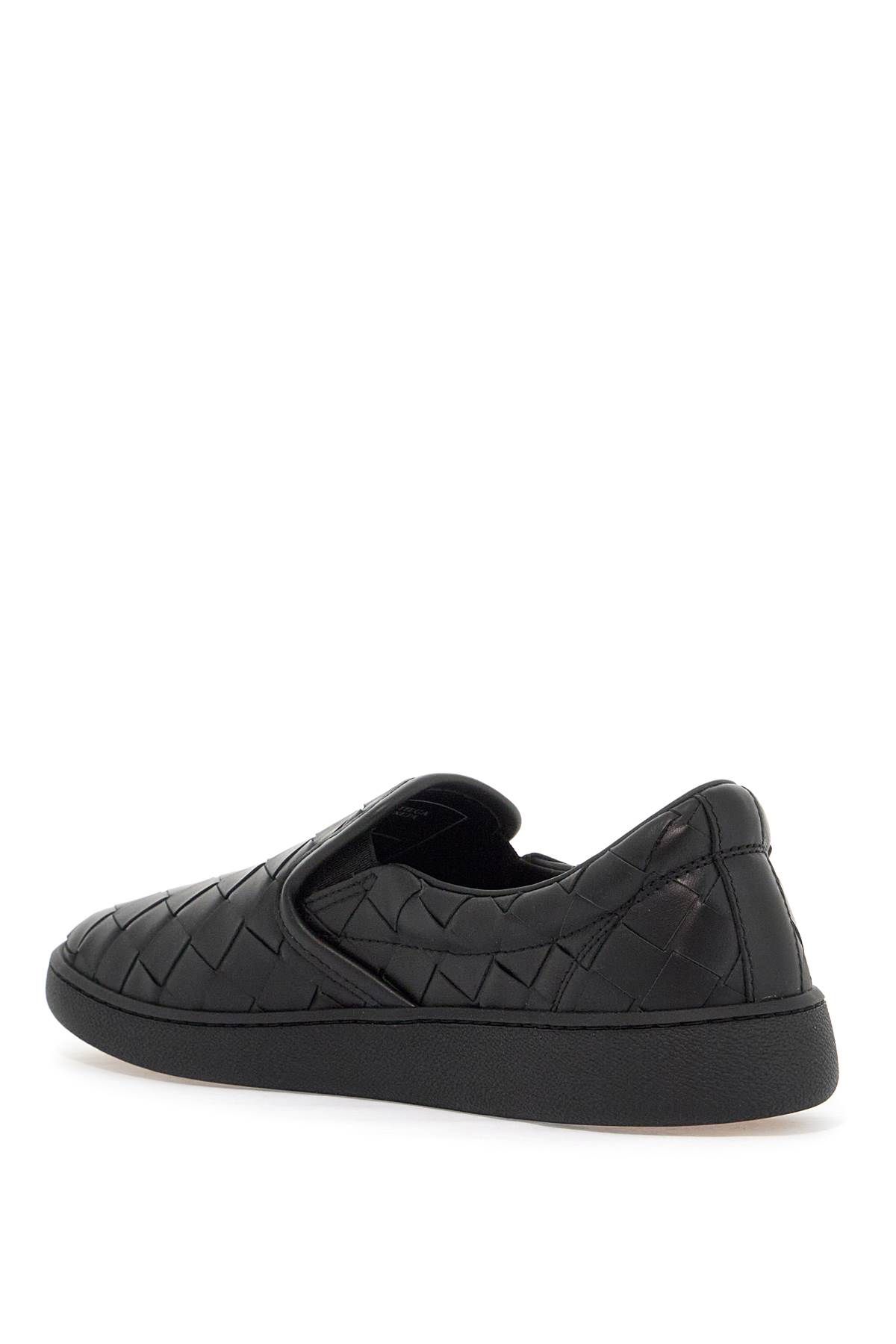 Shop Bottega Veneta Sawyer Sneakers In Black