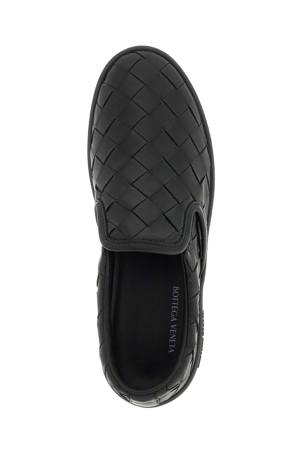 Shop Bottega Veneta Sawyer Sneakers In Black