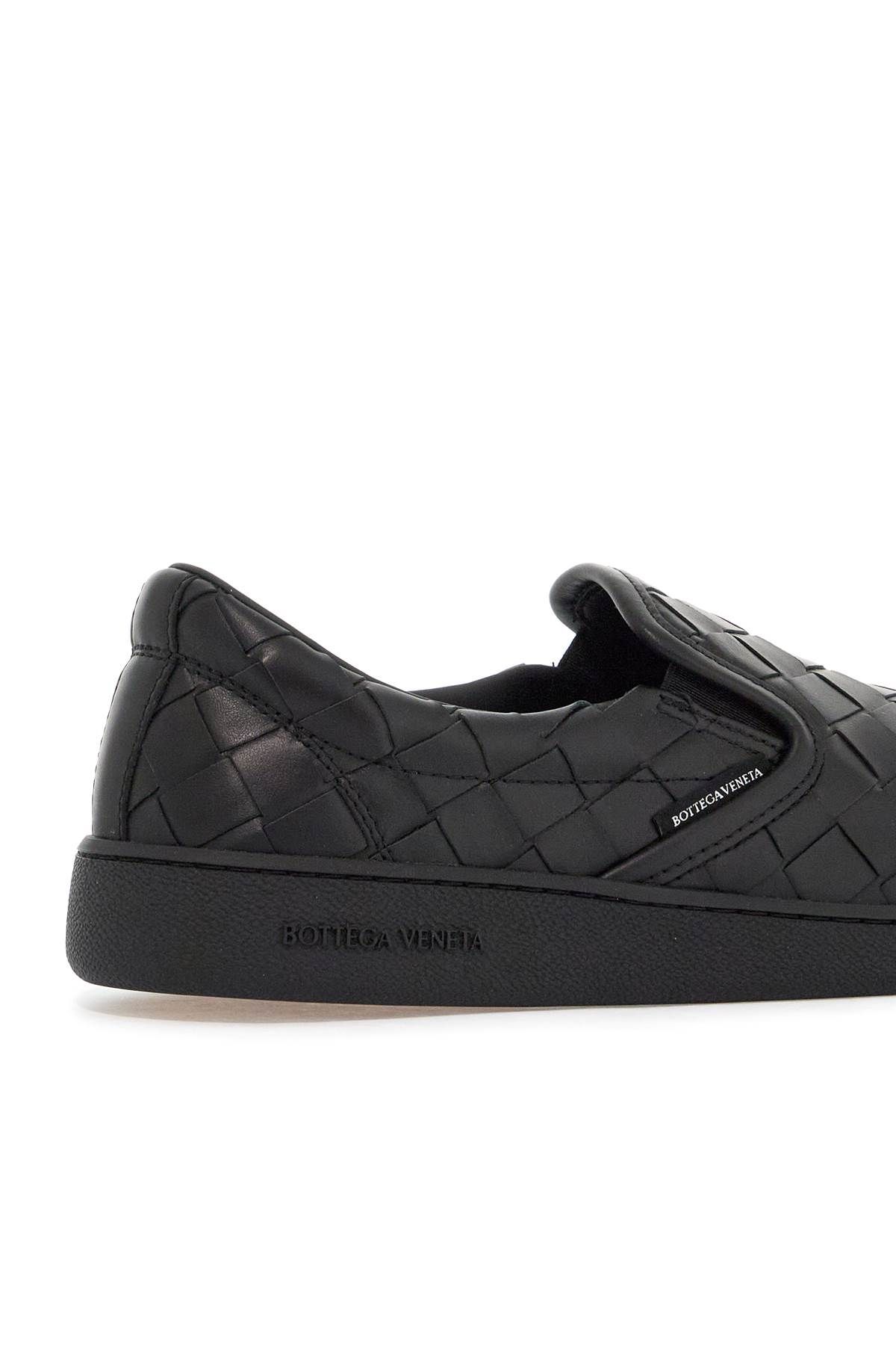 Shop Bottega Veneta Sawyer Sneakers In Black