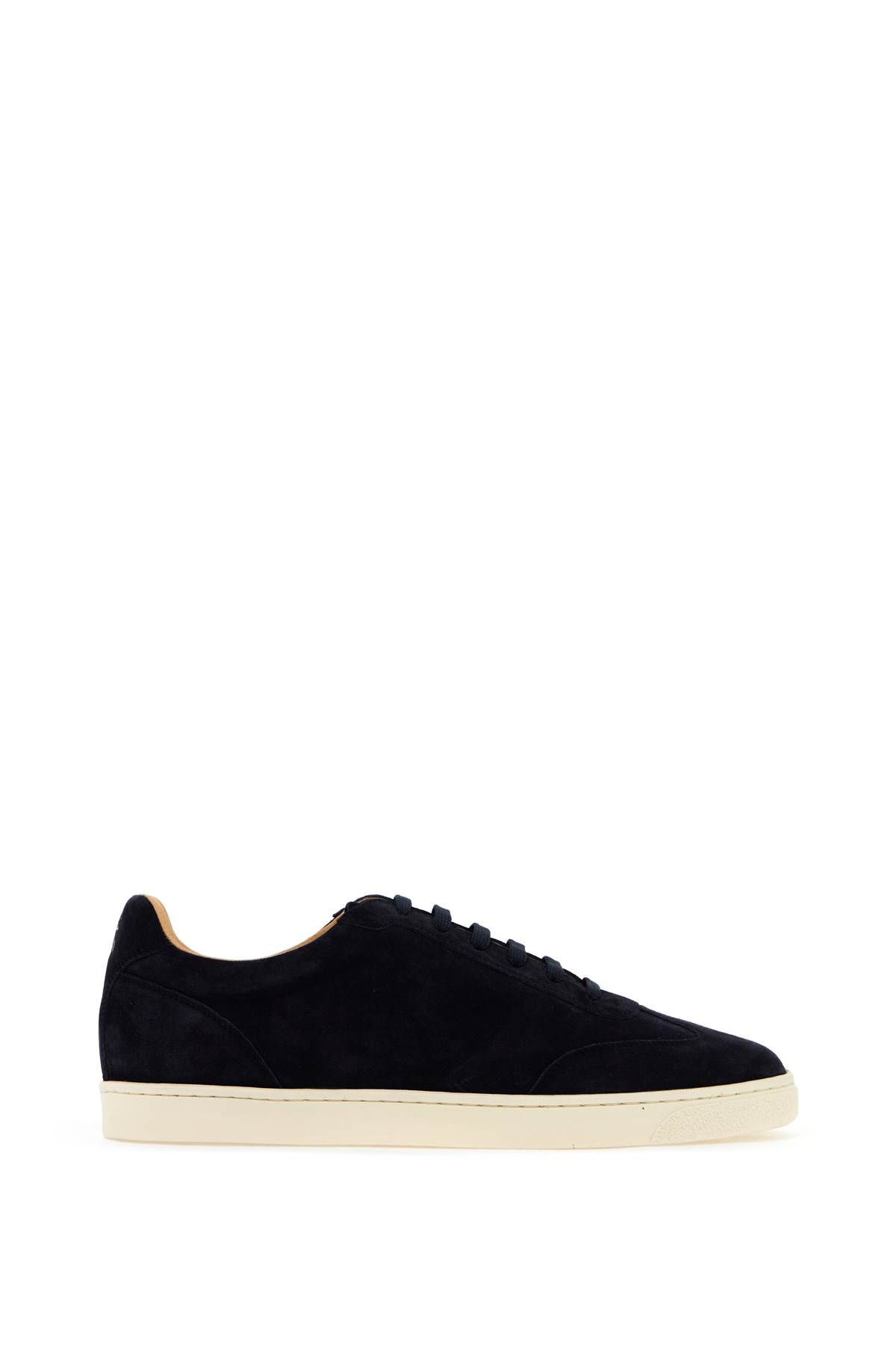 Brunello Cucinelli Suede Sneakers In Six In Black