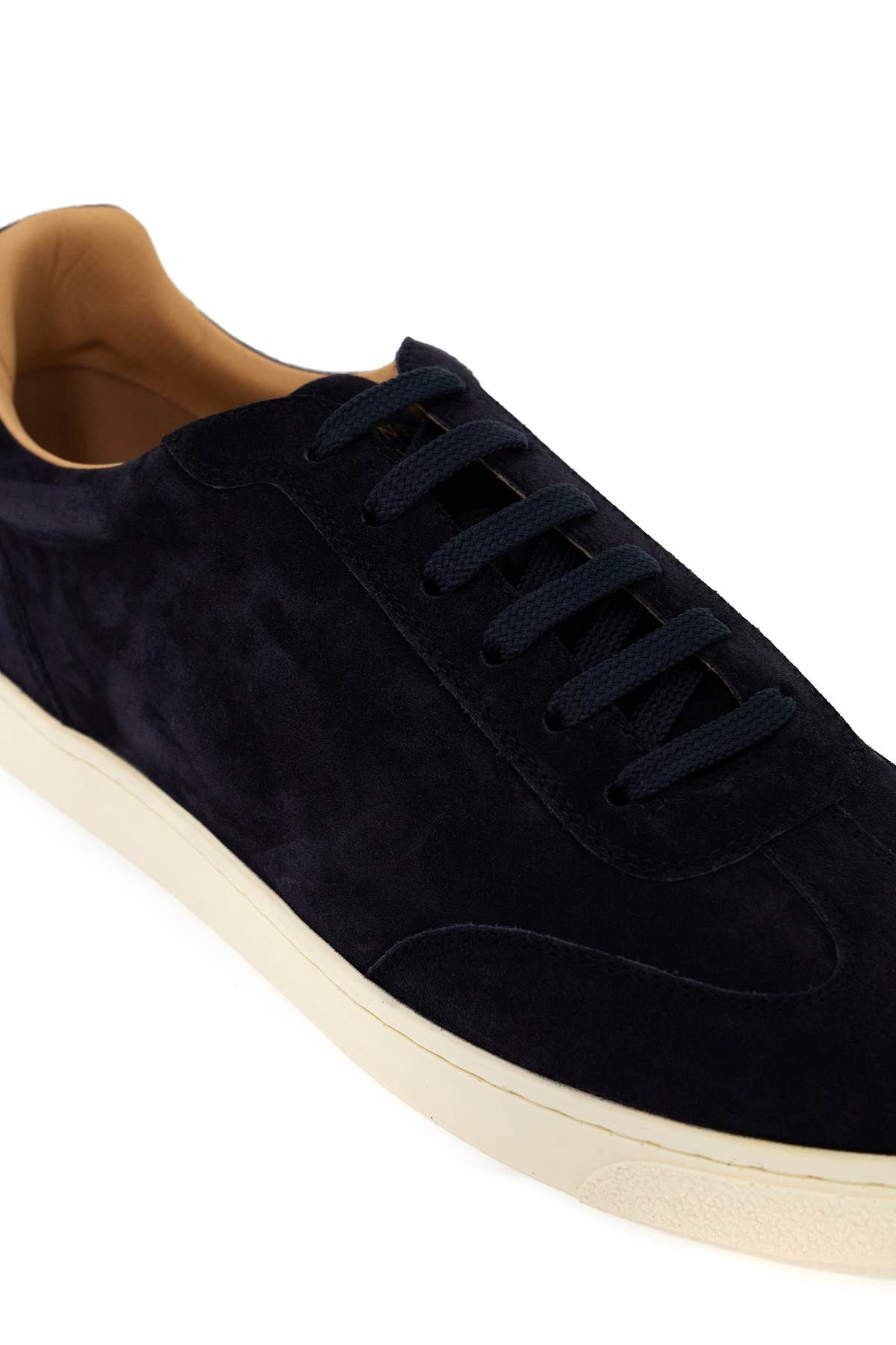 Shop Brunello Cucinelli Suede Sneakers In Six In Blue