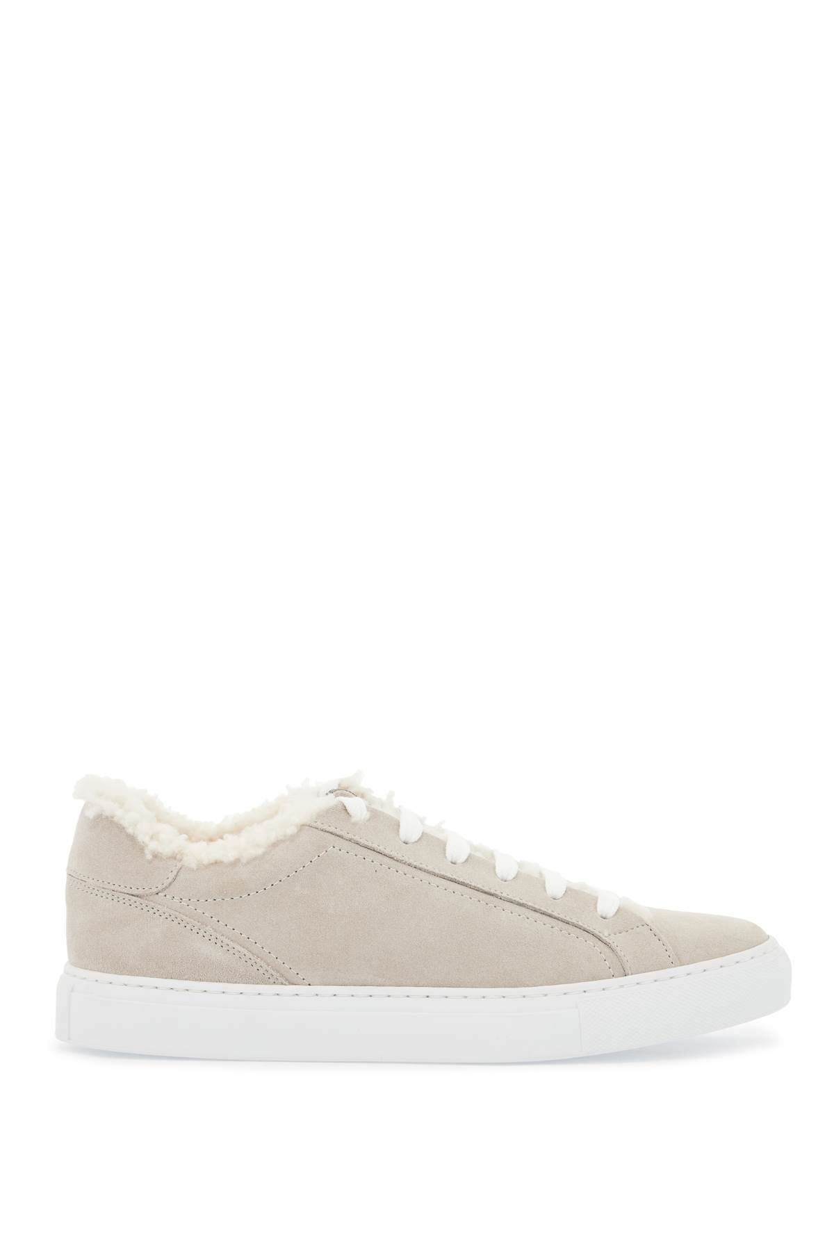 Shop Brunello Cucinelli Sneakers With Precious In Neutro