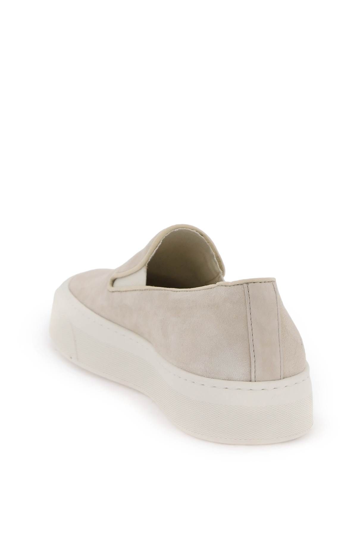 Shop Common Projects Slip-on Sneakers In Beige