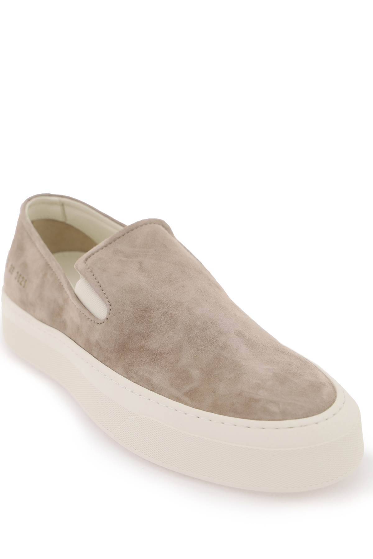 Shop Common Projects Slip-on Sneakers In Brown