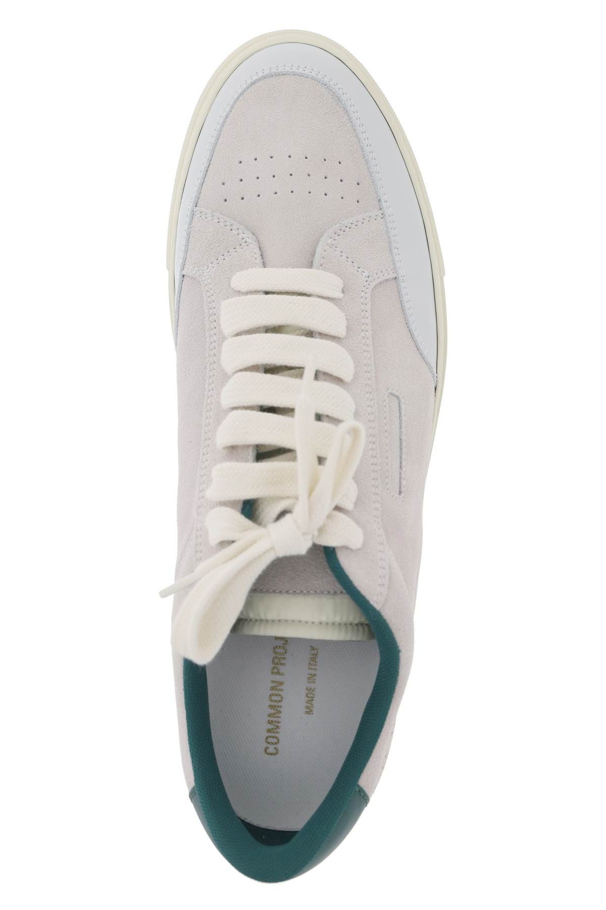 Shop Common Projects Tennis Pro Sneakers In Neutro,green