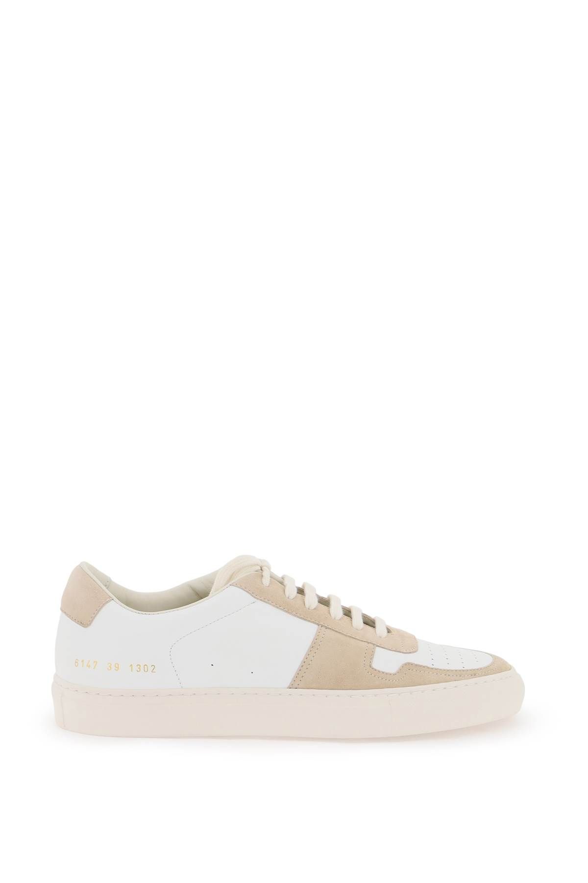 Shop Common Projects Basketball Sneaker In Beige,white