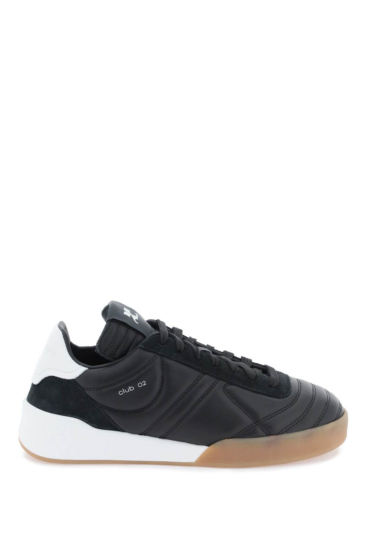 Shop Courrèges Club02 Low-top Sneakers In Black