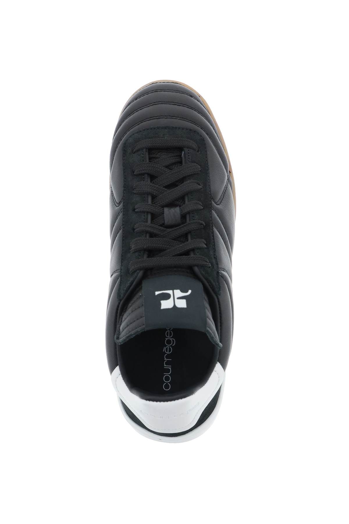 Shop Courrèges Club02 Low-top Sneakers In Black