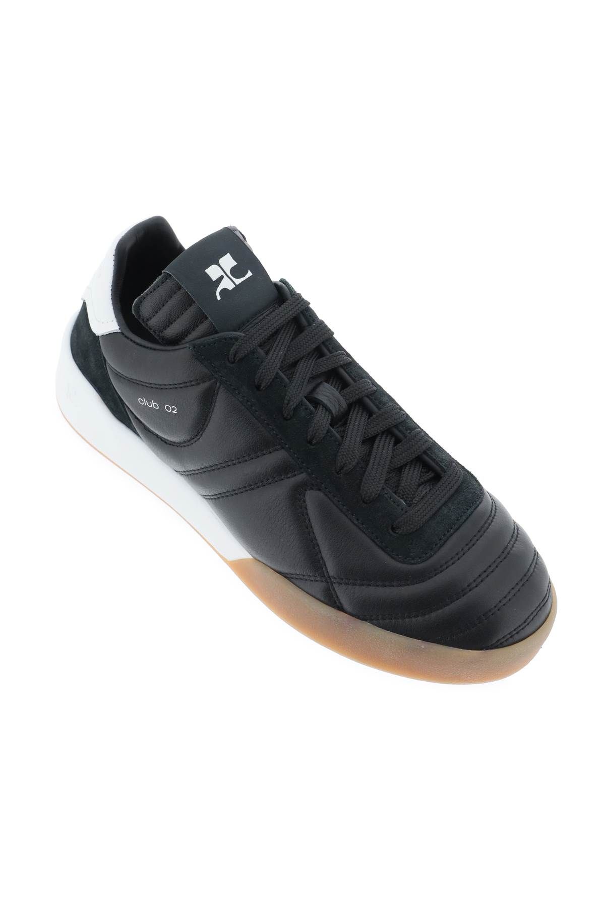 Shop Courrèges Club02 Low-top Sneakers In Black