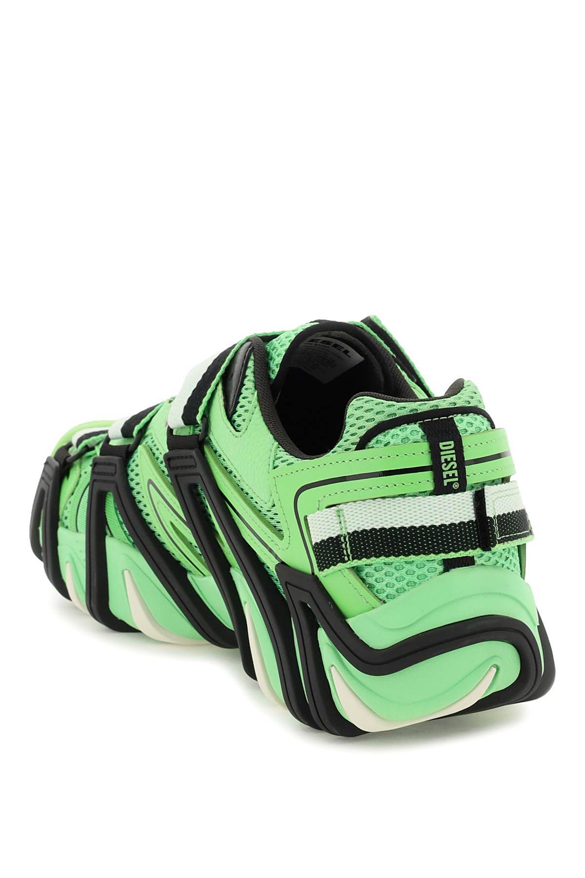 Shop Diesel 's-prototype-cr' Sneakers In Green