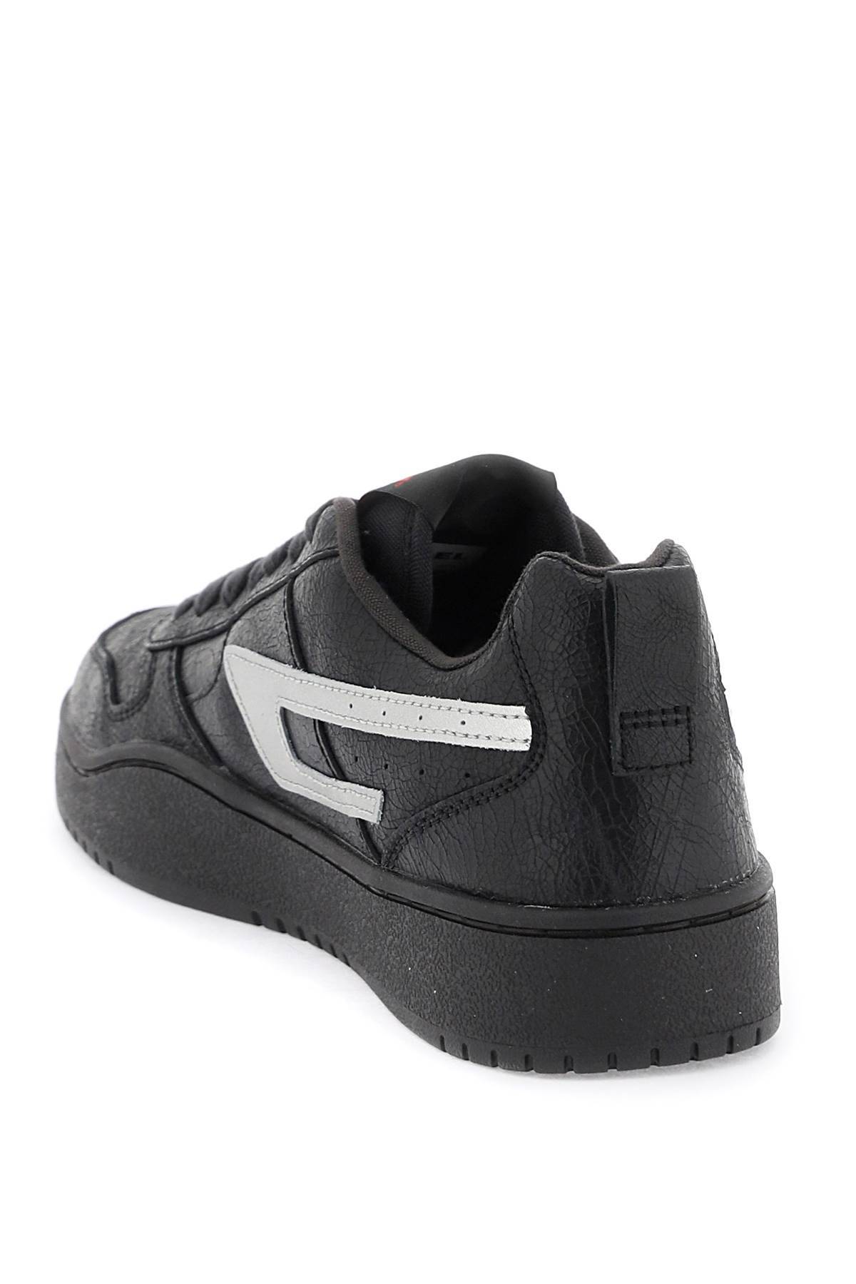 Shop Diesel Low 'ukiyo V2' Sneakers In Silver,black