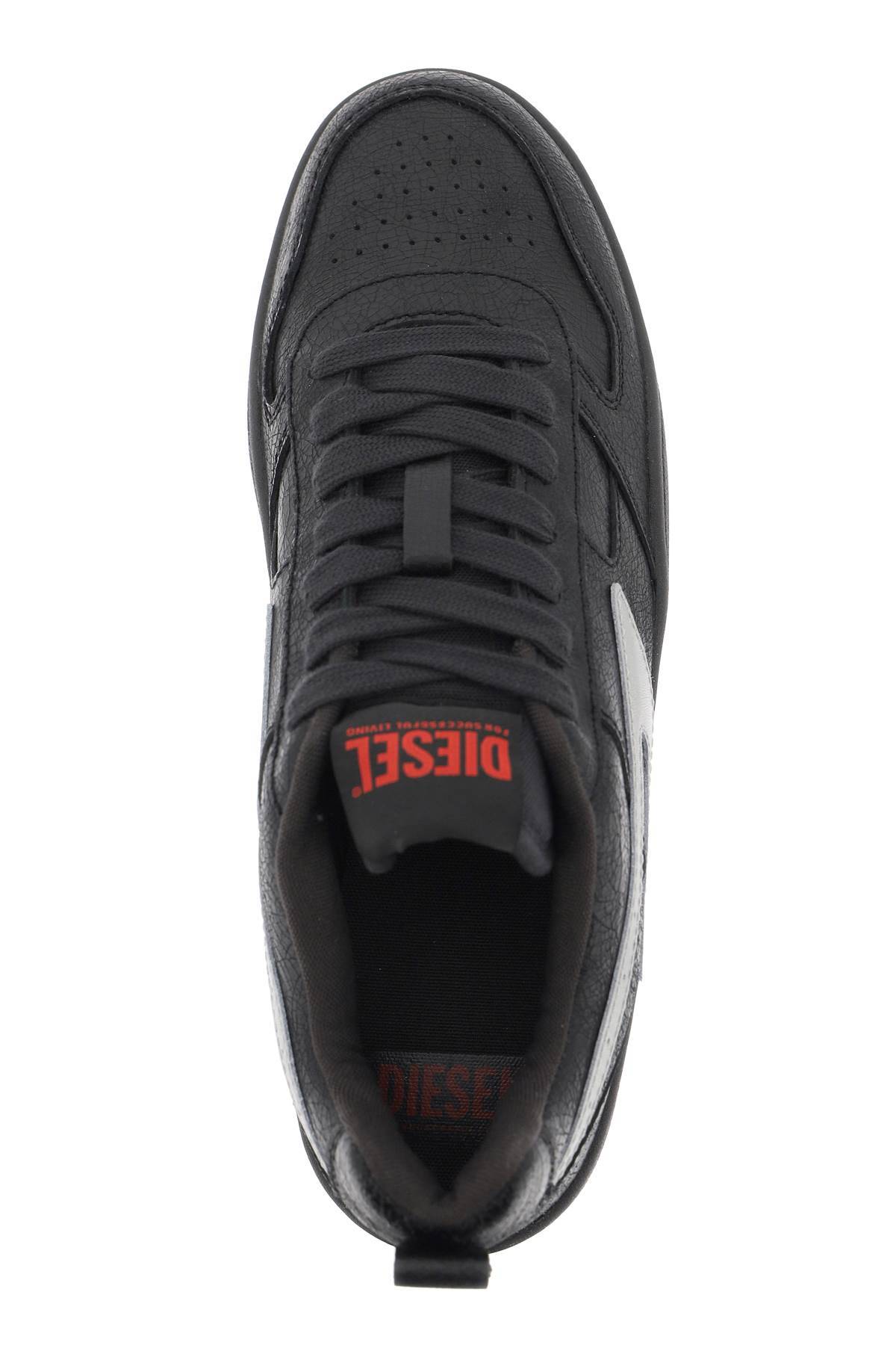 Shop Diesel Low 'ukiyo V2' Sneakers In Silver,black
