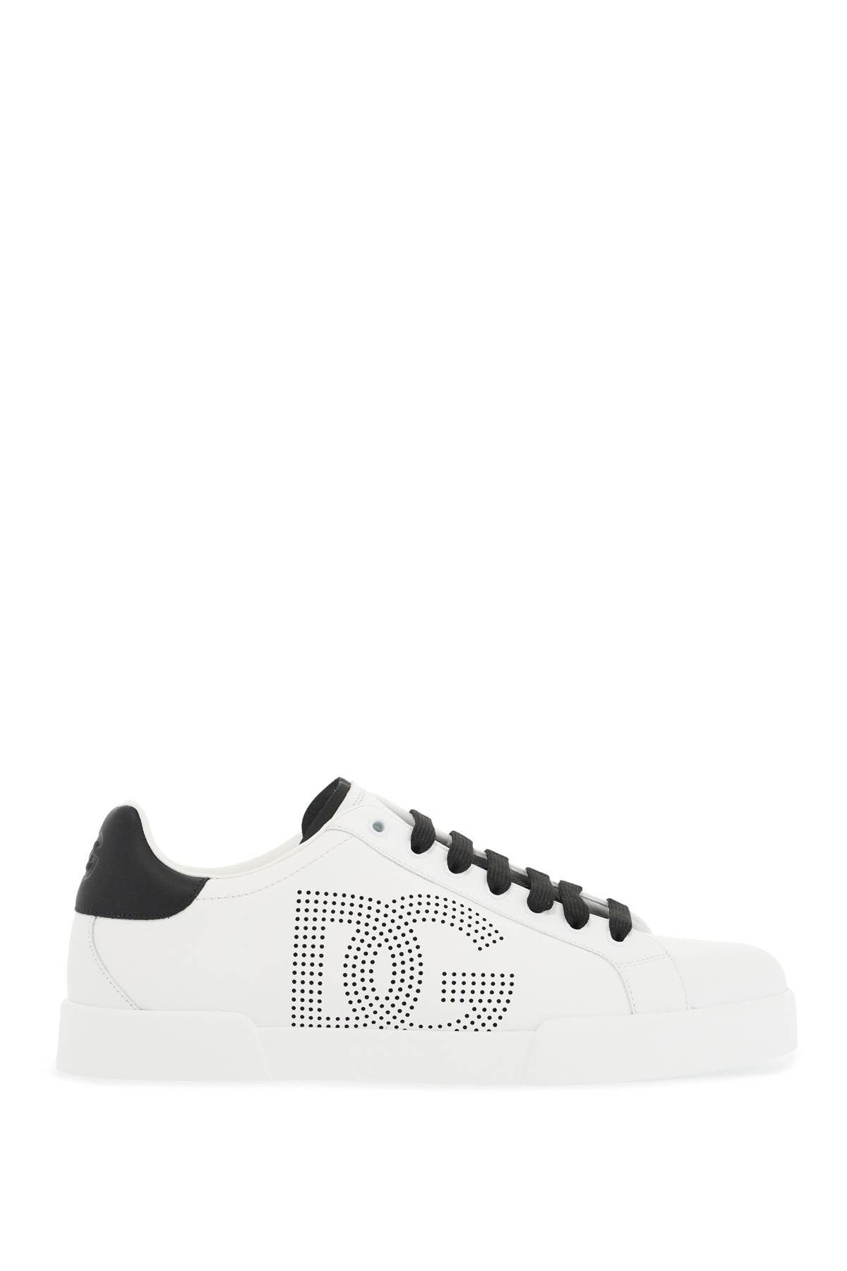 Dolce & Gabbana "perforated Logo Portof In White