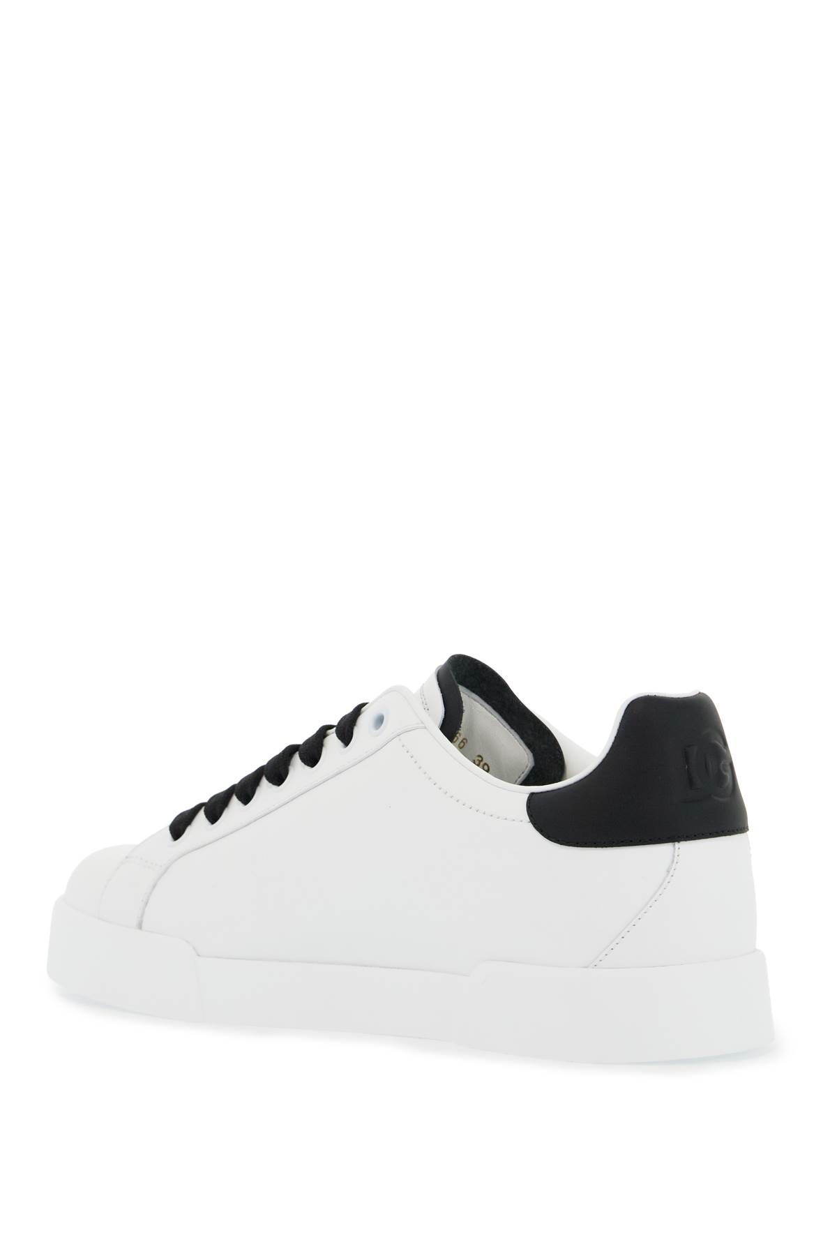 Shop Dolce & Gabbana 'portofino Leather Nappa In White