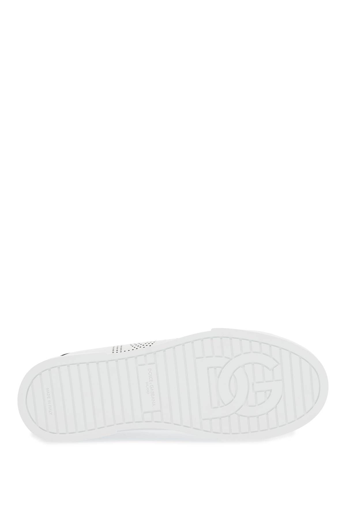 Shop Dolce & Gabbana 'portofino Leather Nappa In White