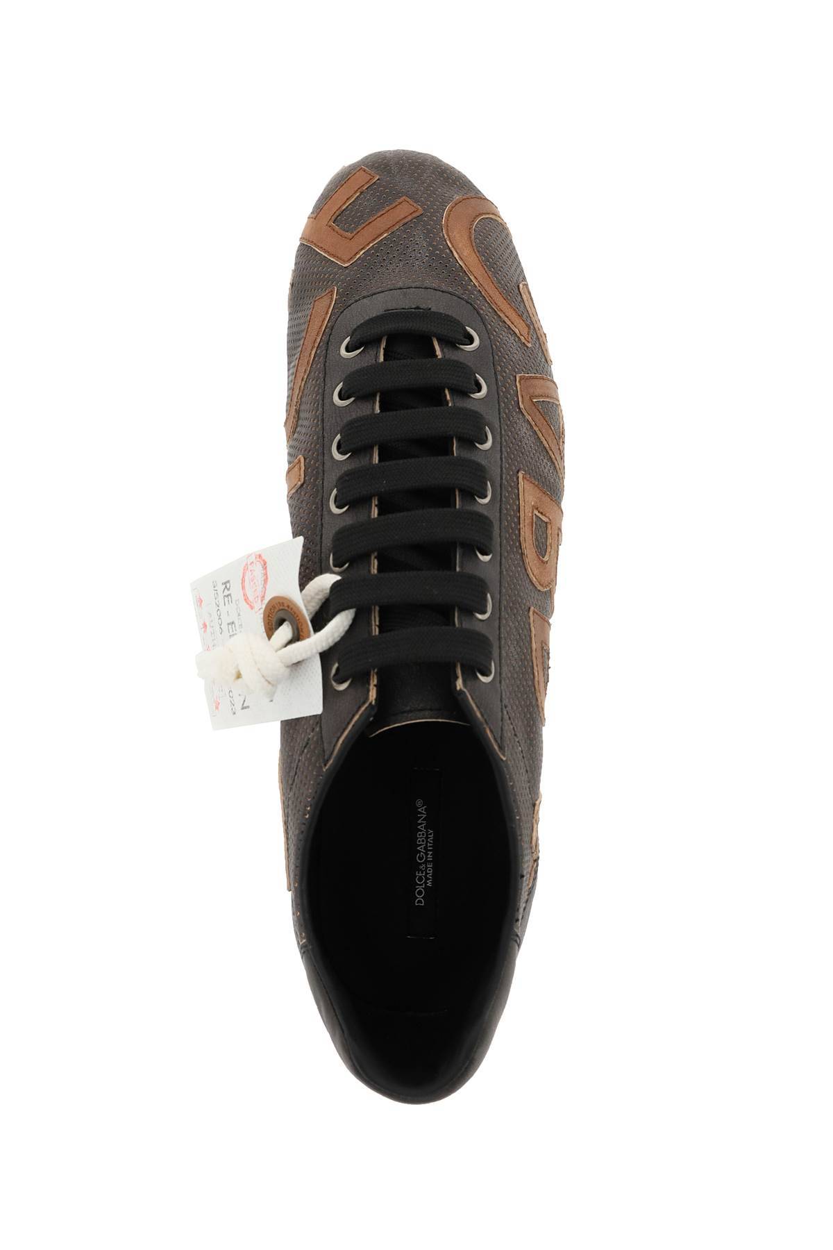 Shop Dolce & Gabbana 'thailandia' Sneakers In Black,brown
