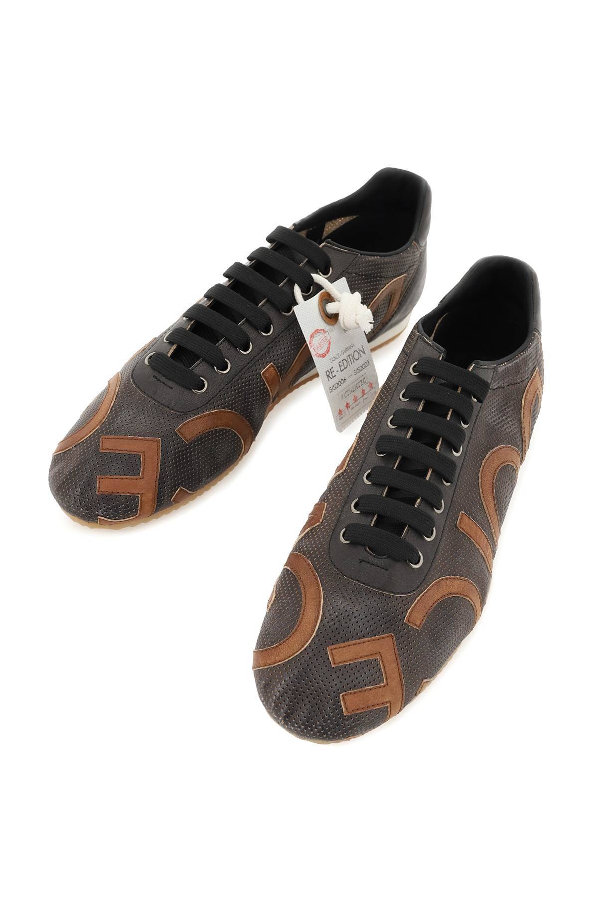 Shop Dolce & Gabbana 'thailandia' Sneakers In Black,brown