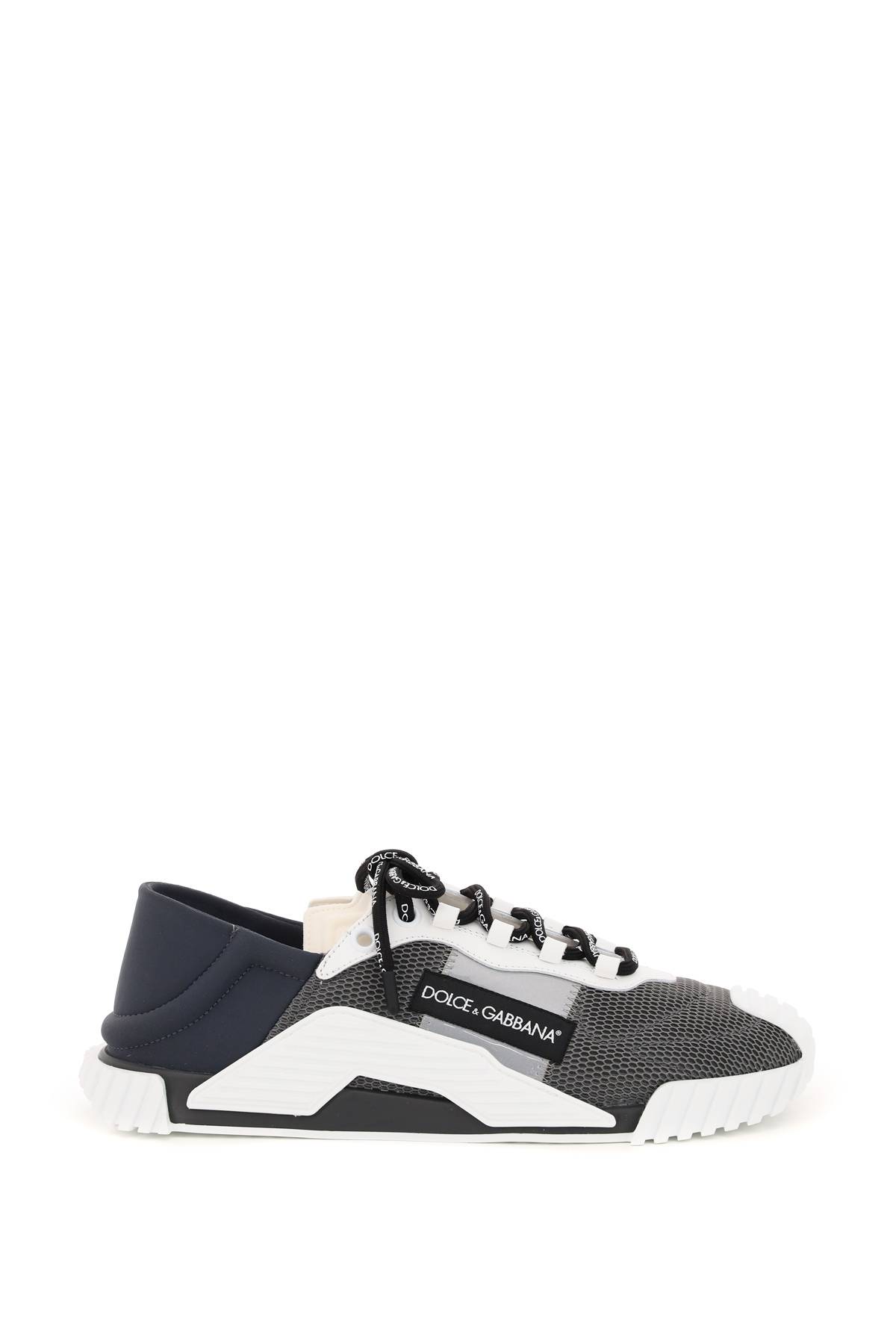 Shop Dolce & Gabbana Ns1 Sneakers In White,grey,black