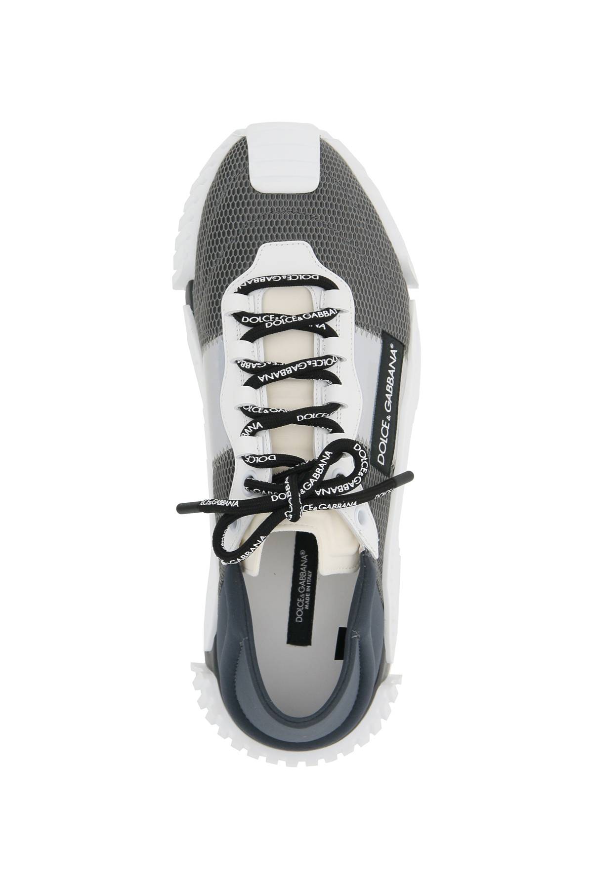 Shop Dolce & Gabbana Ns1 Sneakers In White,grey,black