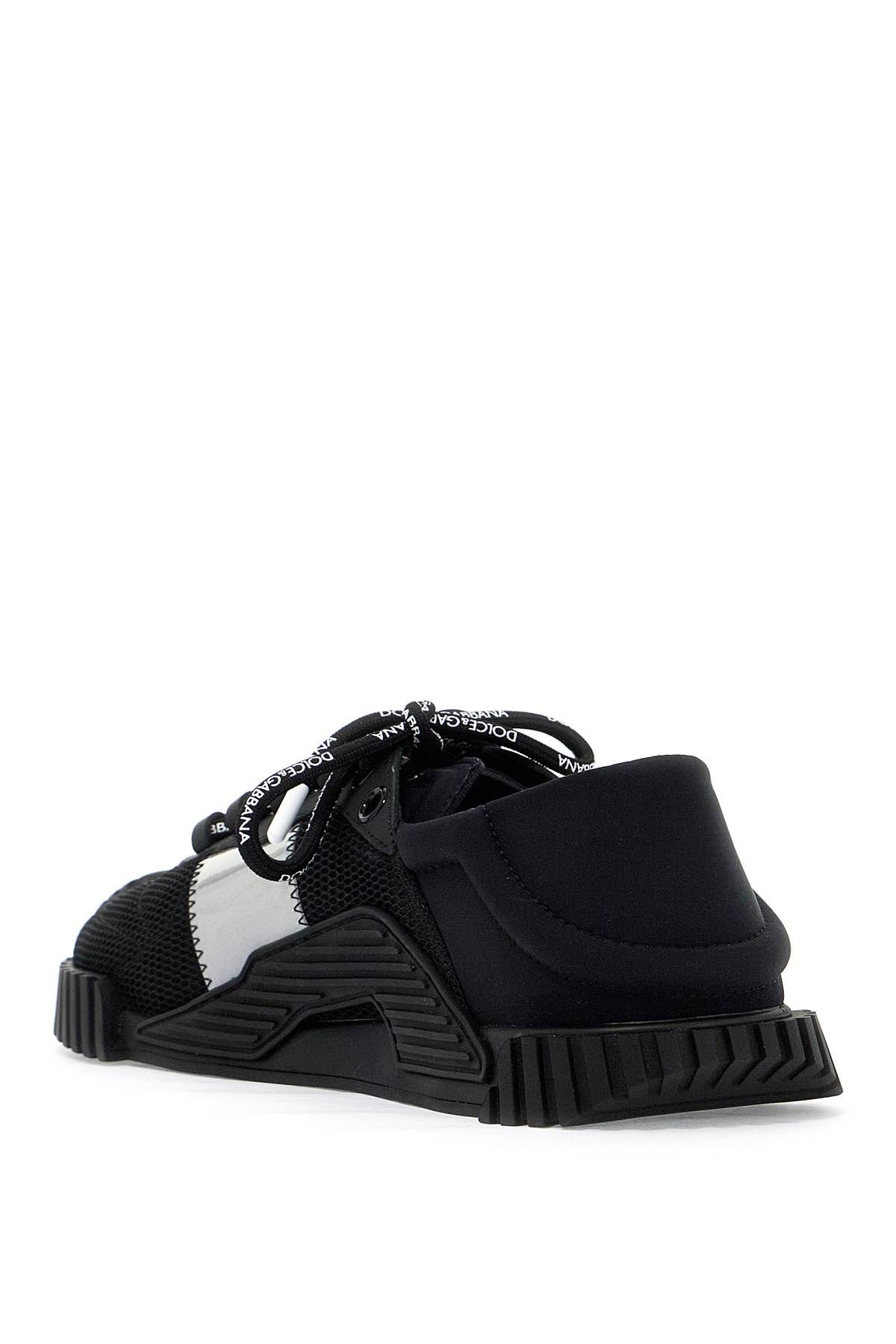 Shop Dolce & Gabbana Neoprene Ns1 Sneakers In Black